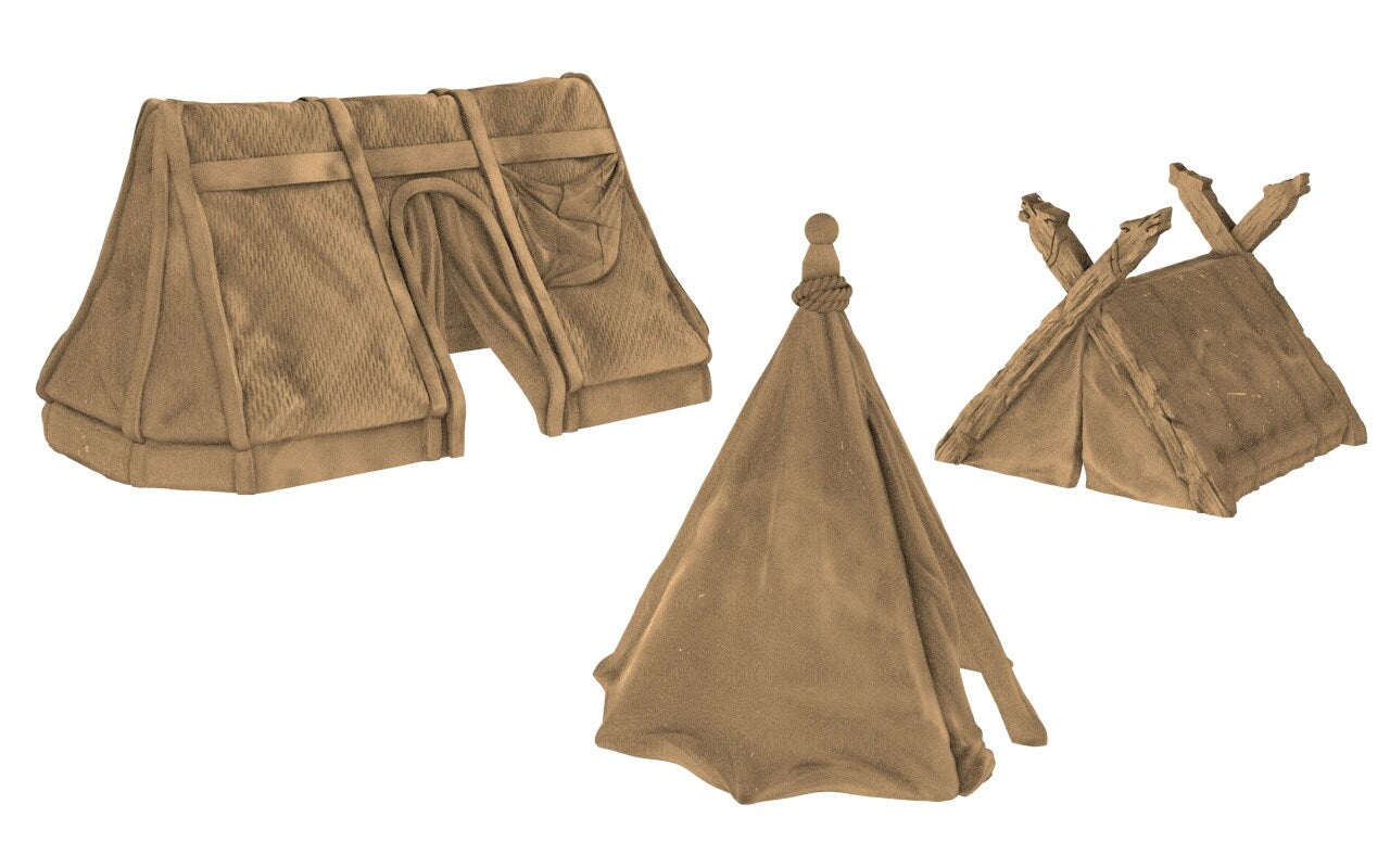 dnd tent Ruffians - Bandit camp fire tent