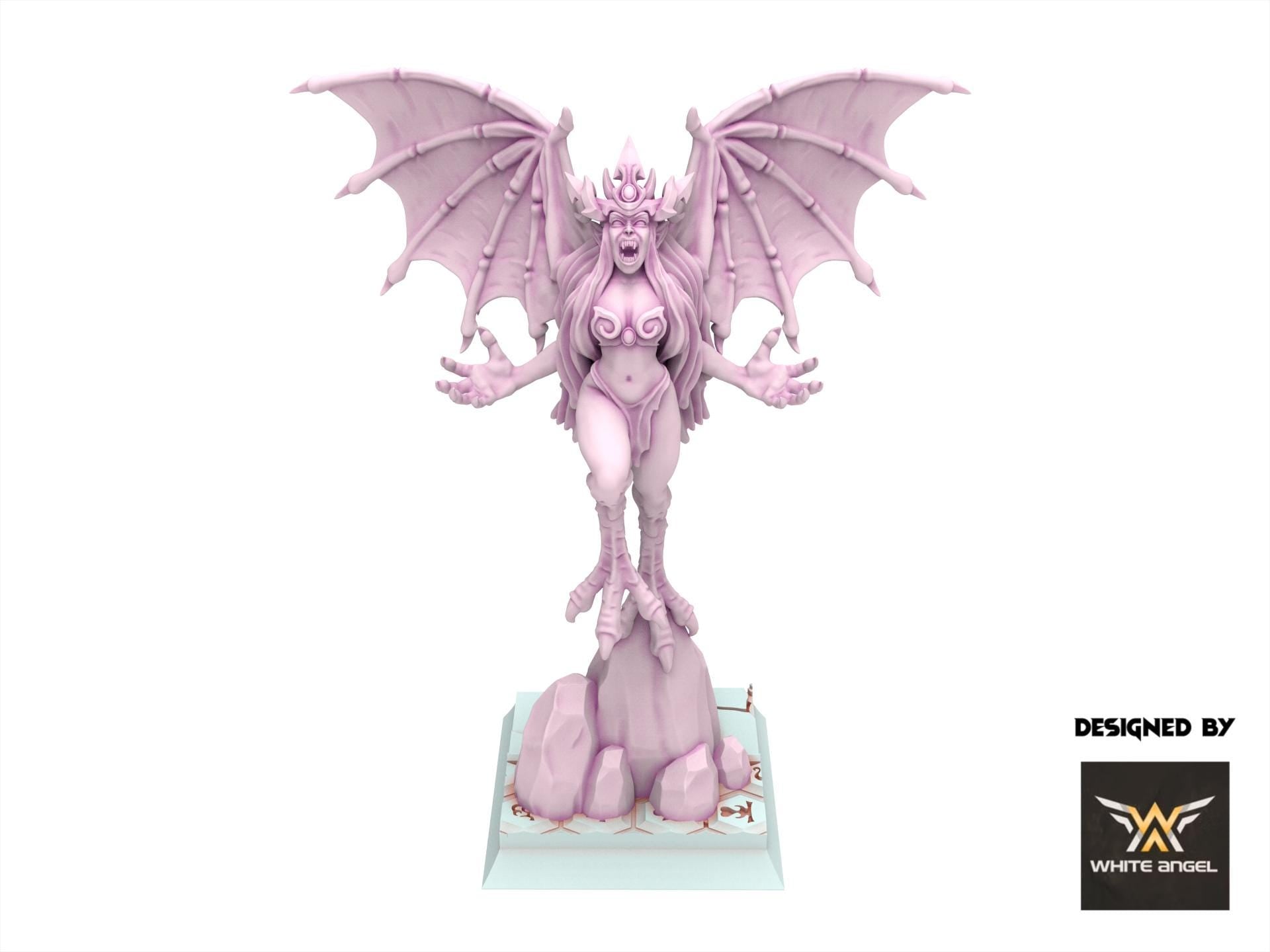 Dark Elves - x5 Harpies - Slaves of Darkness - White Angel Miniatures