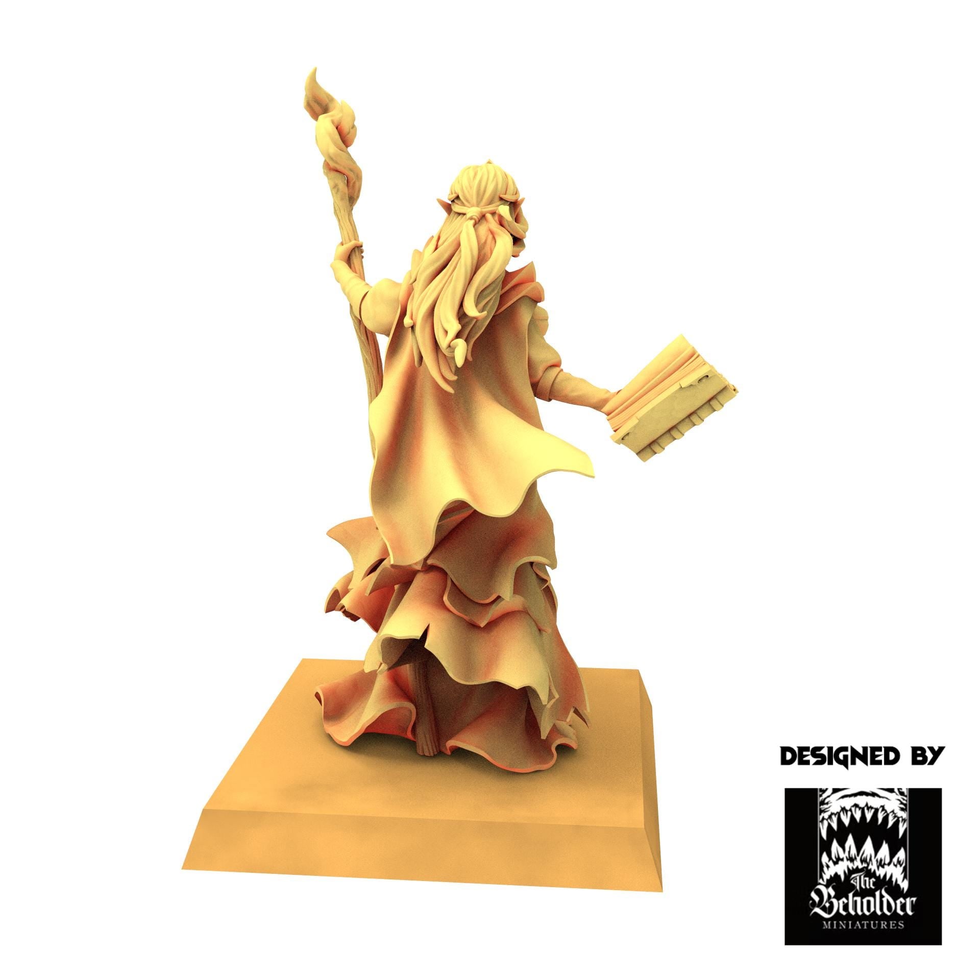 Sylvan Elves - Nuara, Whisper of the Trees - Evergreen Elves - The Beholder Miniatures