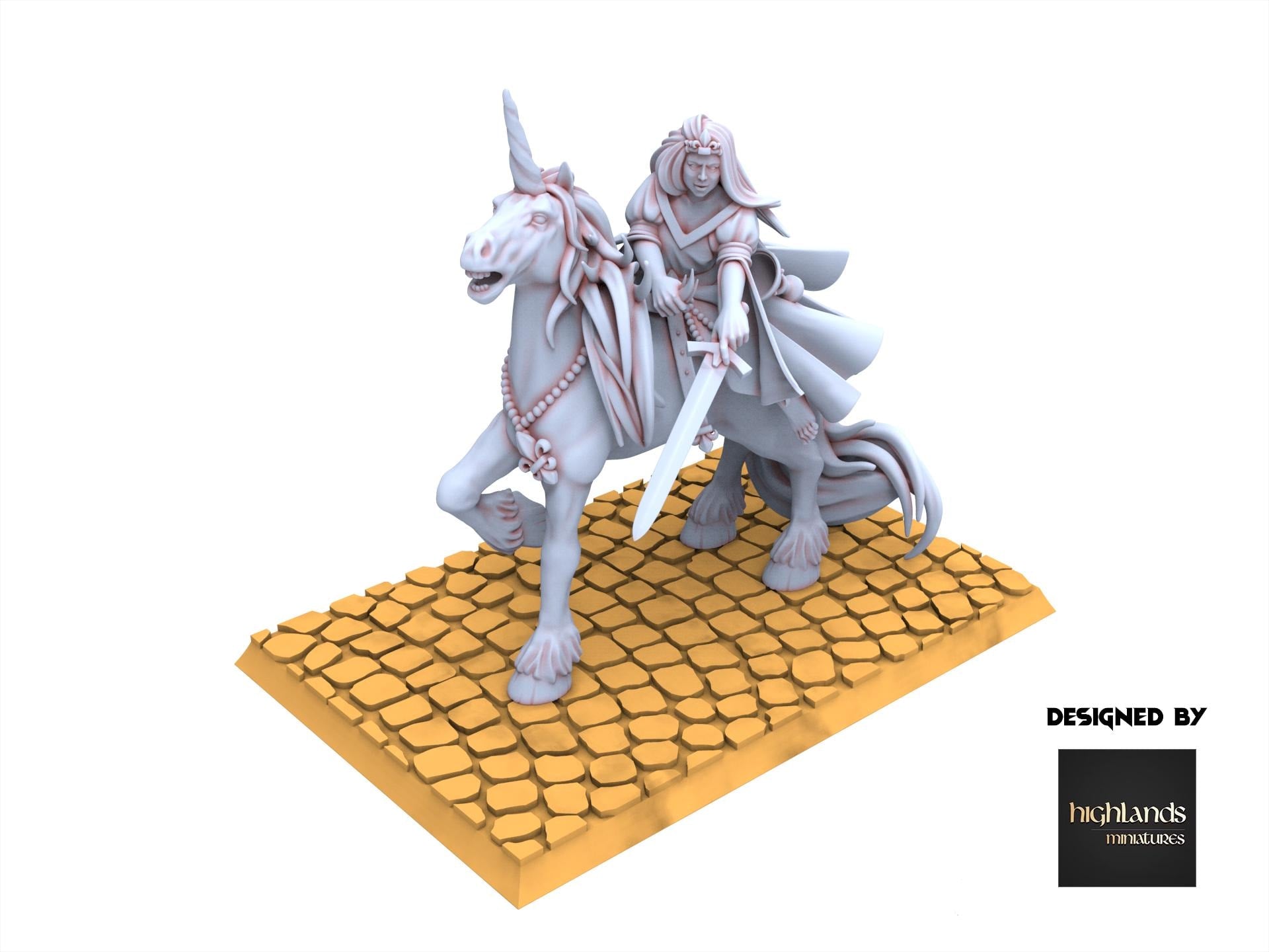 Arthurian Knights - Lady - Gallia - Highlands Miniatures