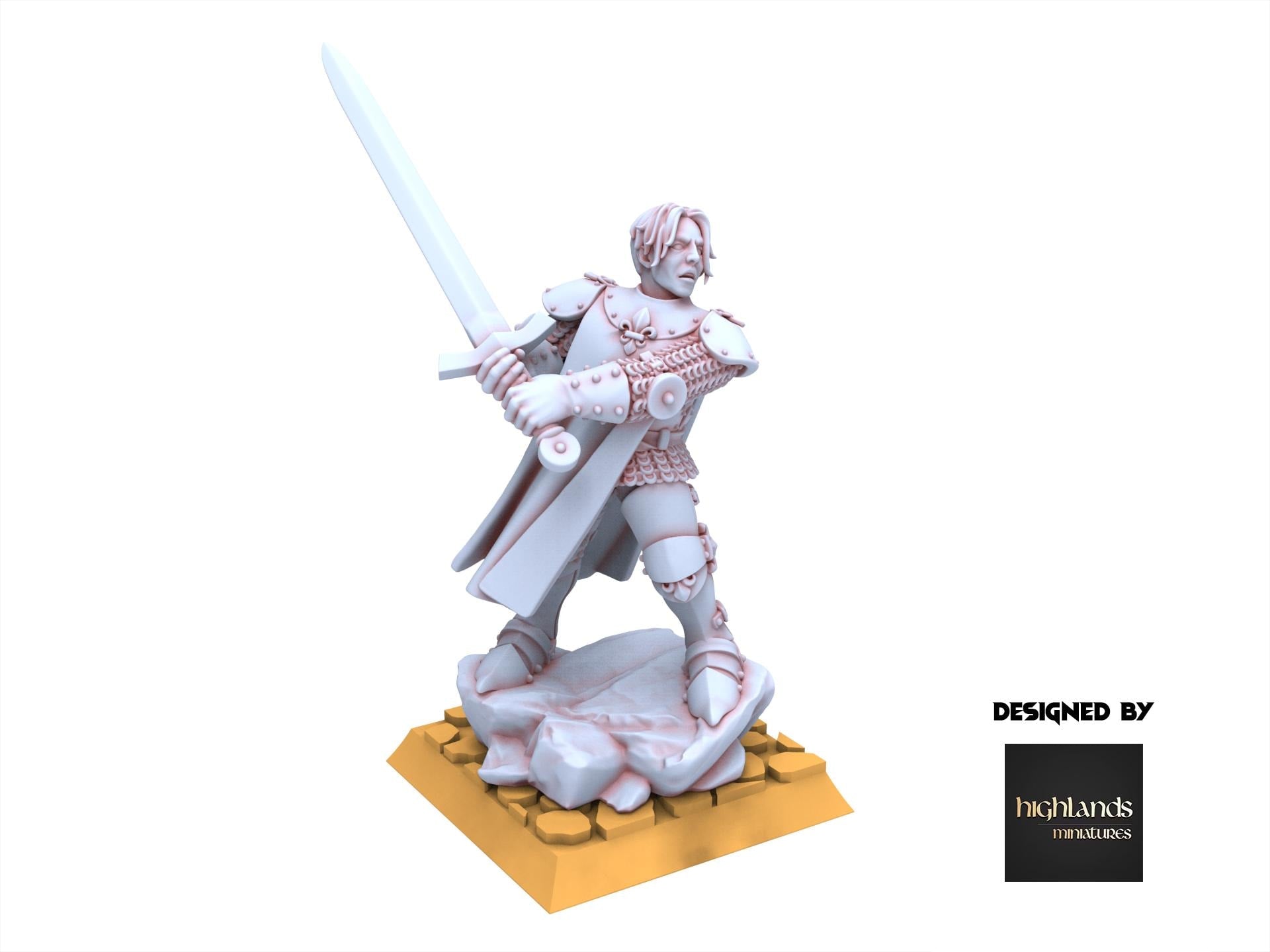 Arthurian Knights - Baroness - Gallia - Highlands Miniatures
