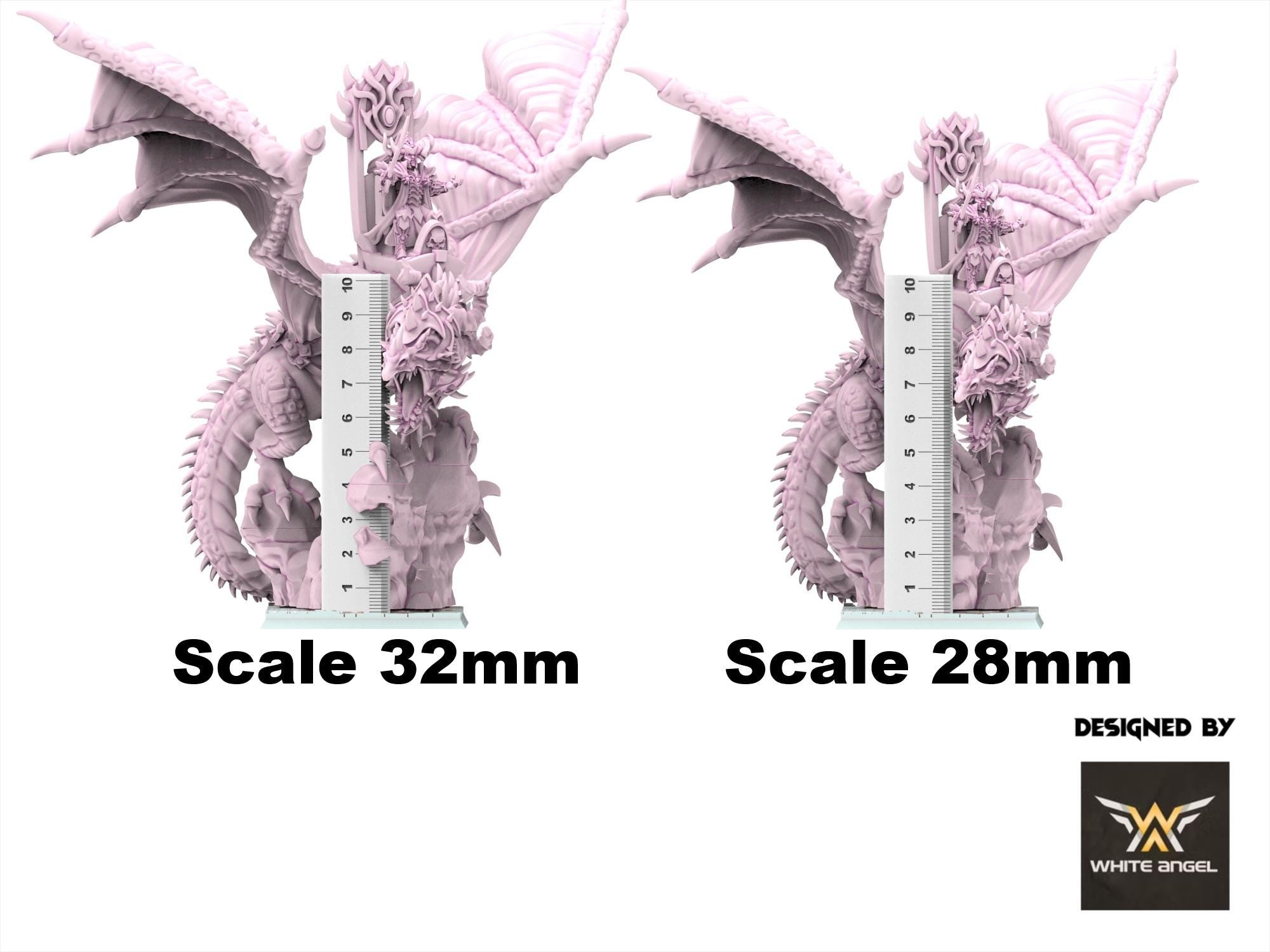 Dark Elves - Dark Emperor Dragon - Slaves of Darkness - White Angel Miniatures