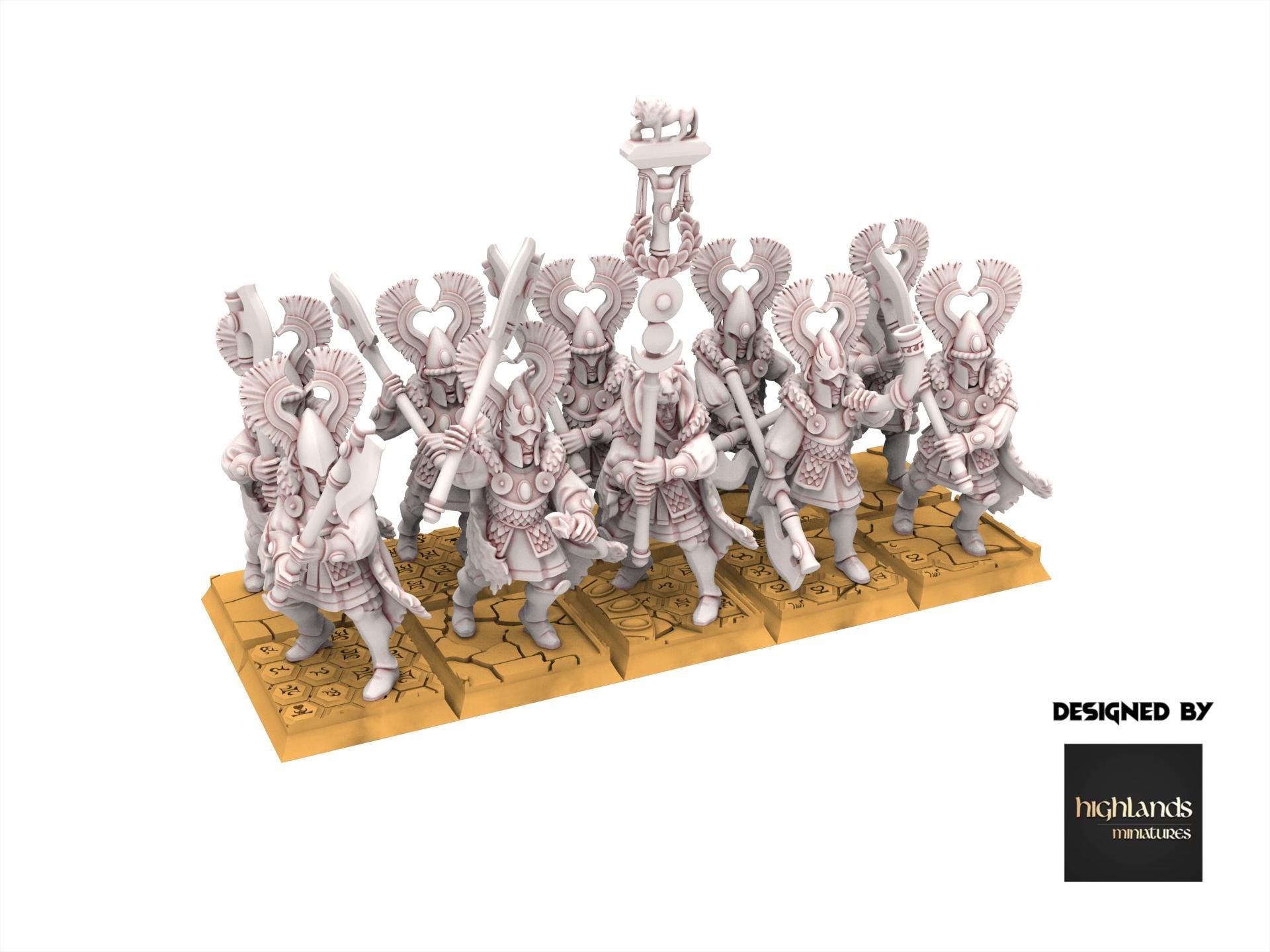 Hight Elves - Nemean Lions - Aegean - Highlands Miniatures