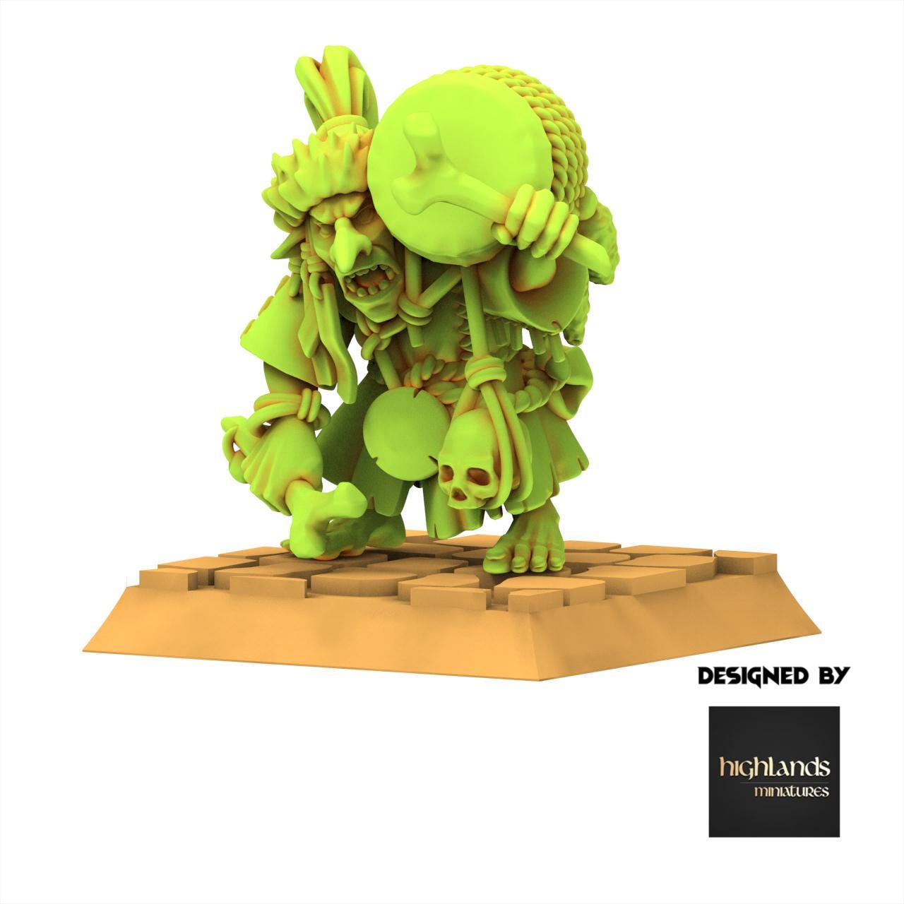 Orc & Goblin - Shaman - Steppe Goblin - Highlands Miniature
