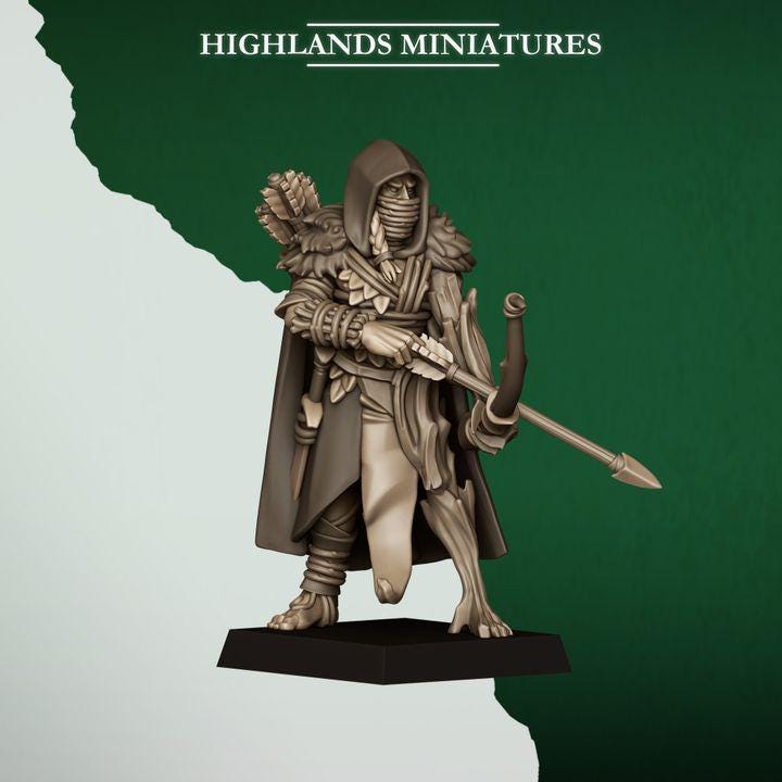 Sylvan Elves - Feral Scouts - Feral - Highlands Miniatures