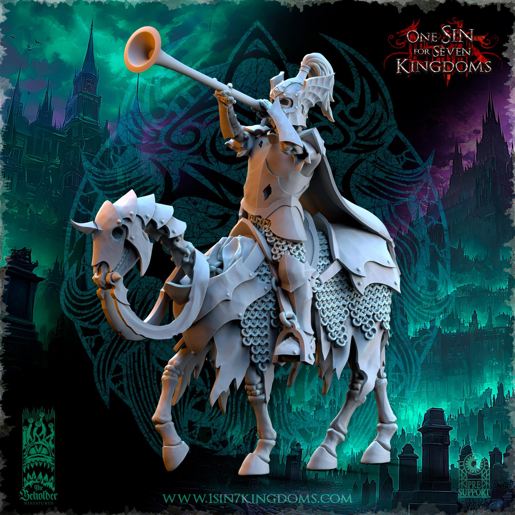 Undead 32/28mm - Grave Knights - Undying Legions - The Beholder Miniatures