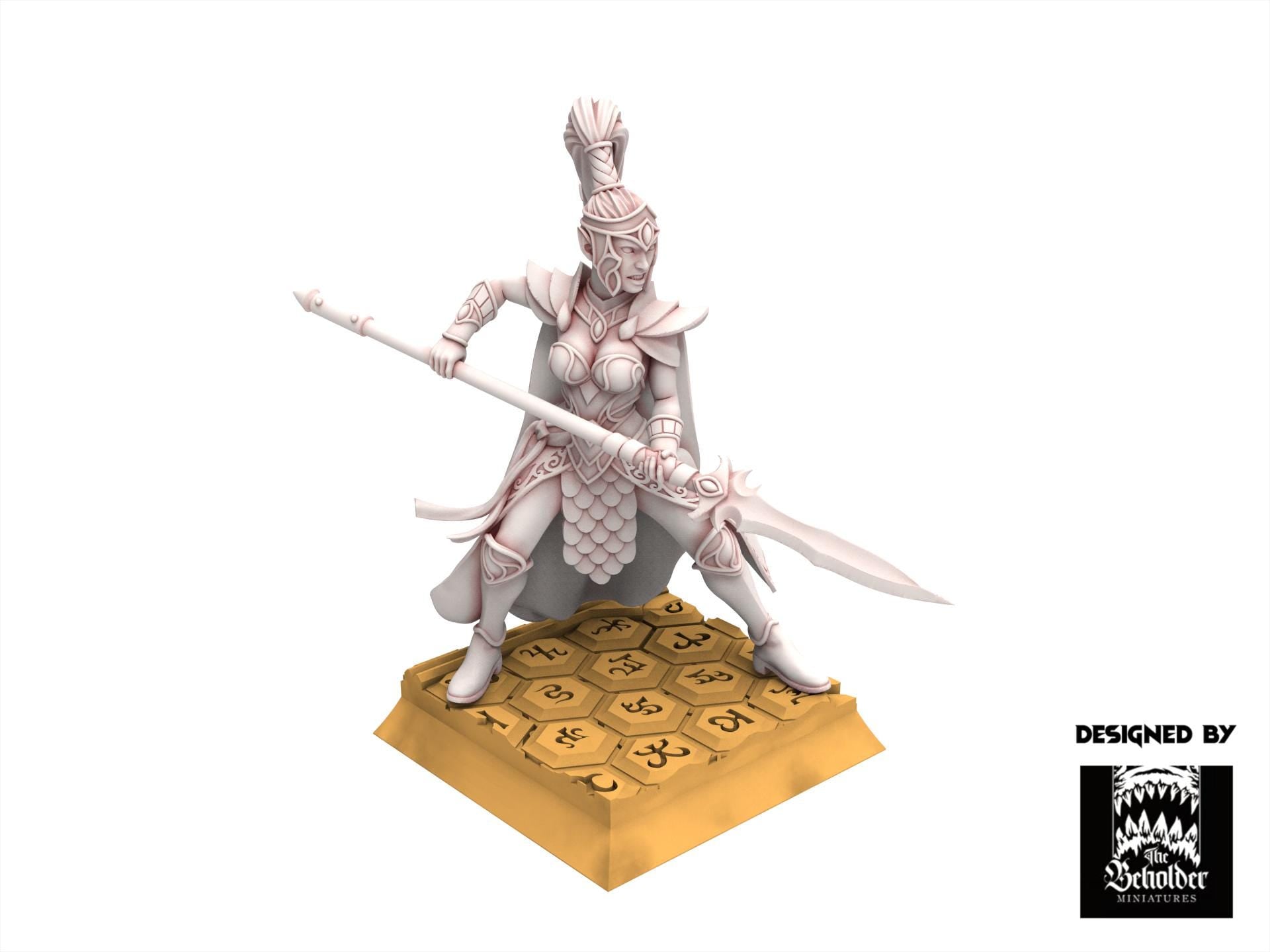 Hight Elves - Sisterhood Praetorians - Silvermoor - The Beholder Miniatures
