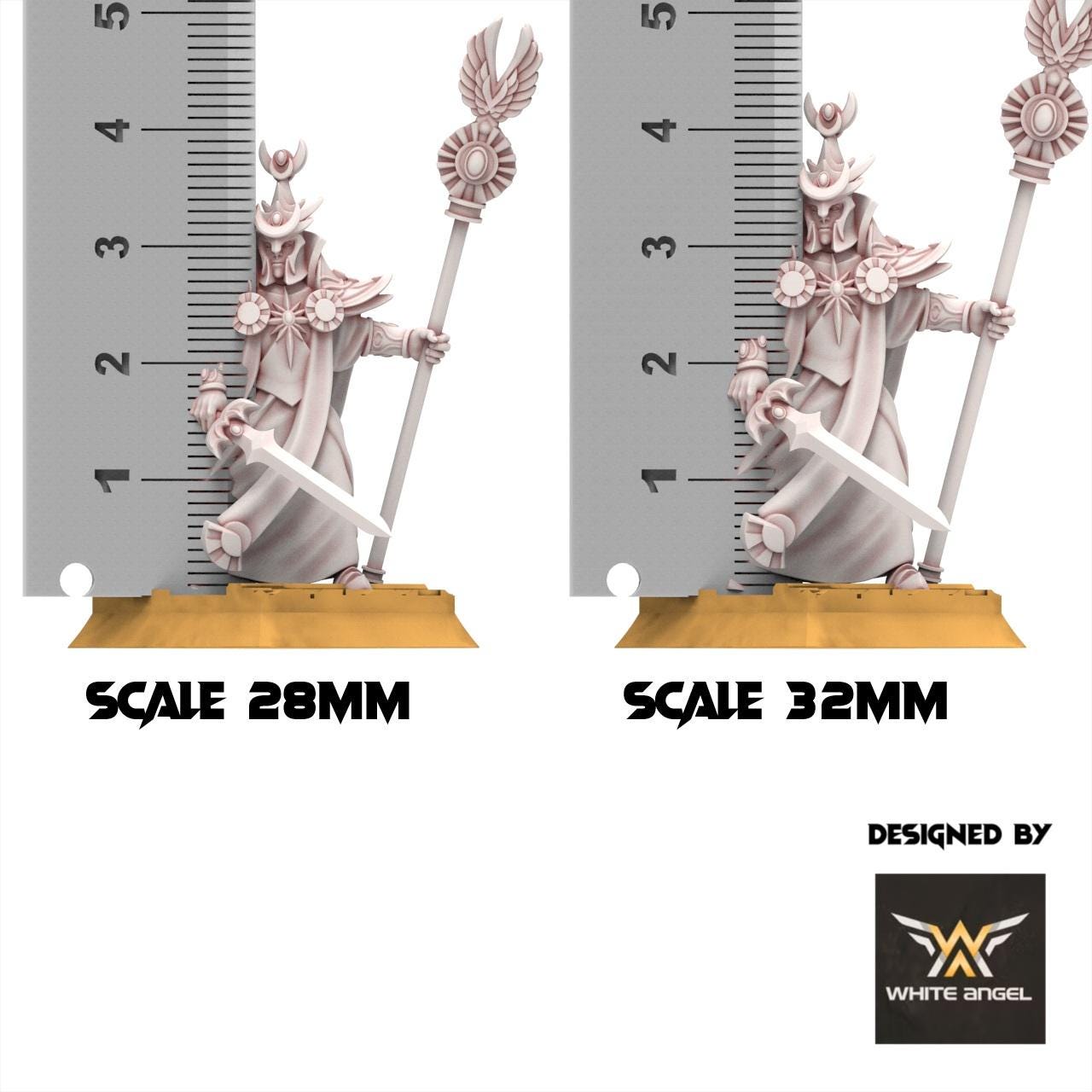 Hight Elves - Archmage of the Sun - White Angel Miniatures