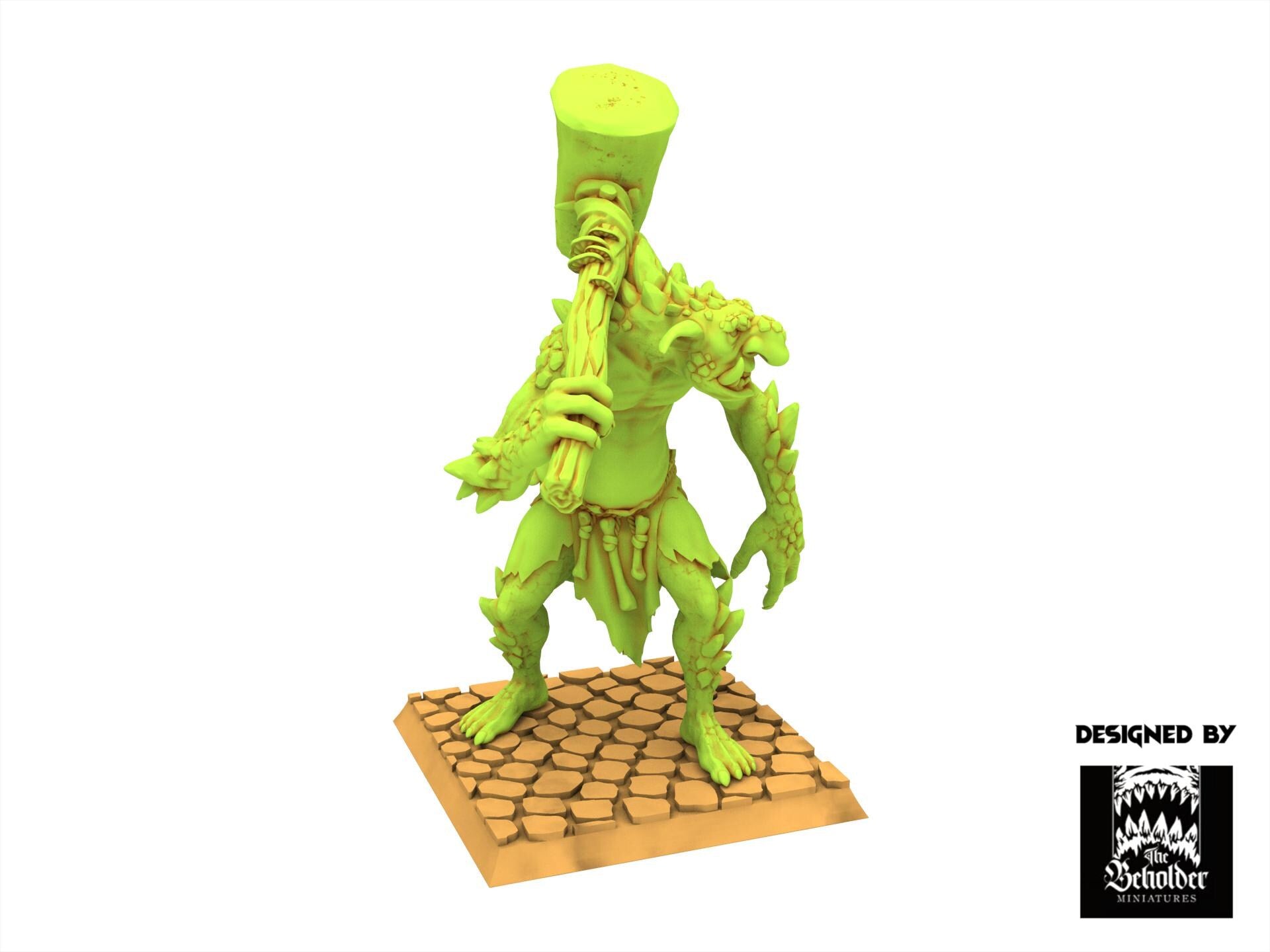 Orc & Goblin - Rock Trolls - The Black horde - The Beholder Miniatures