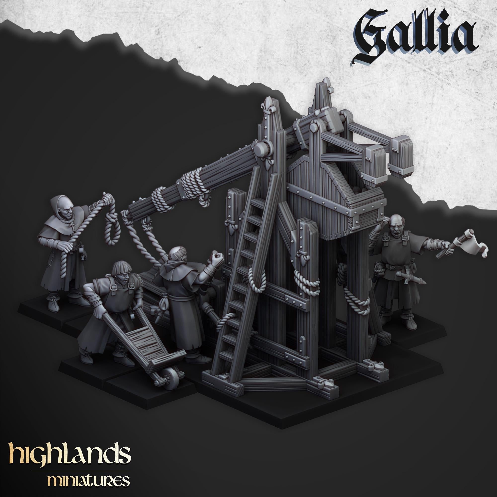 Arthurian Knights - Trebuchet - Gallia - Highlands Miniatures