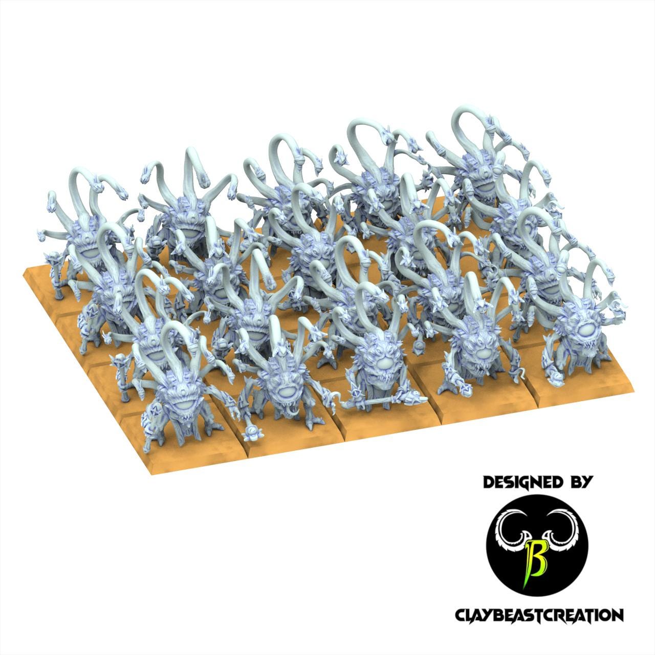 Demon - Disc Eyeples - Dark Legions - ClayBeastCreation