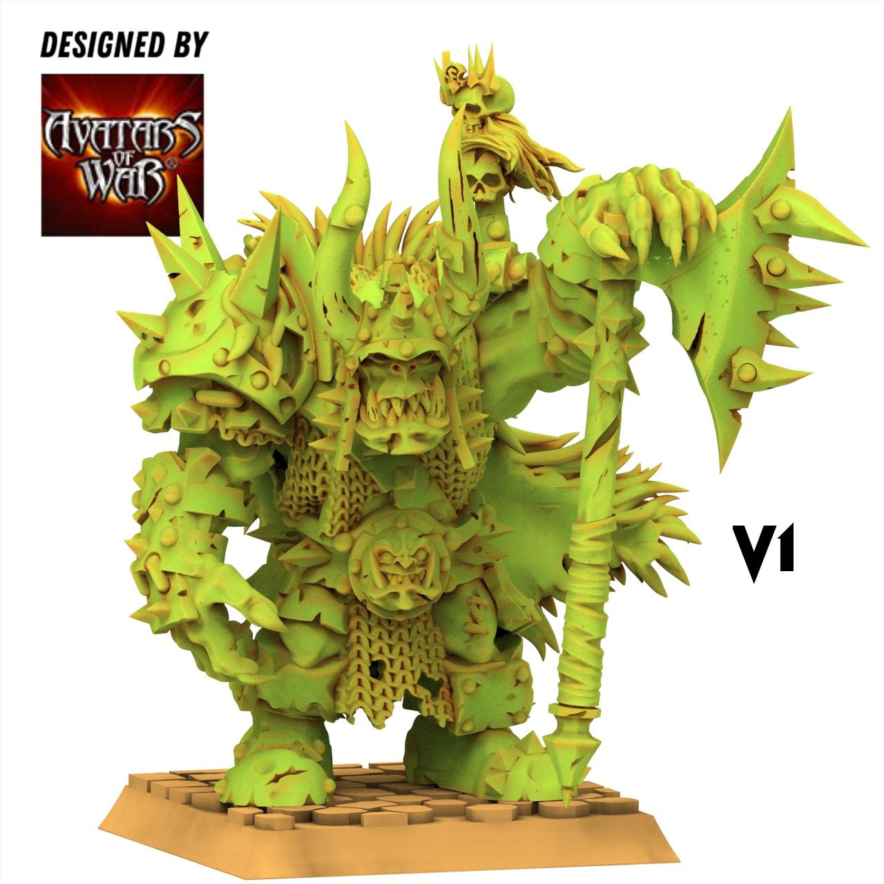 Orc & Goblin - Orcs Warlords - 28/32mm scale - Avatar of War