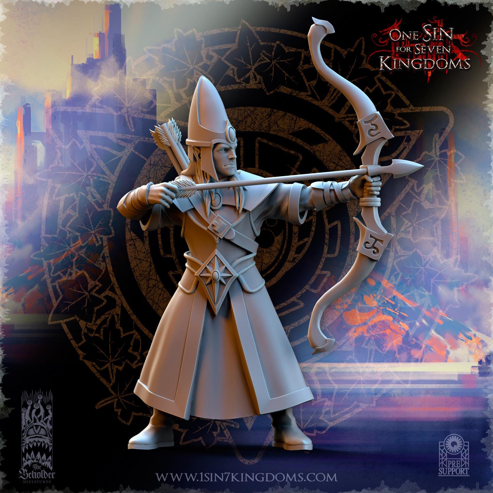 Hight Elves - Kingdom Militia - Silvermoor - The Beholder Miniatures
