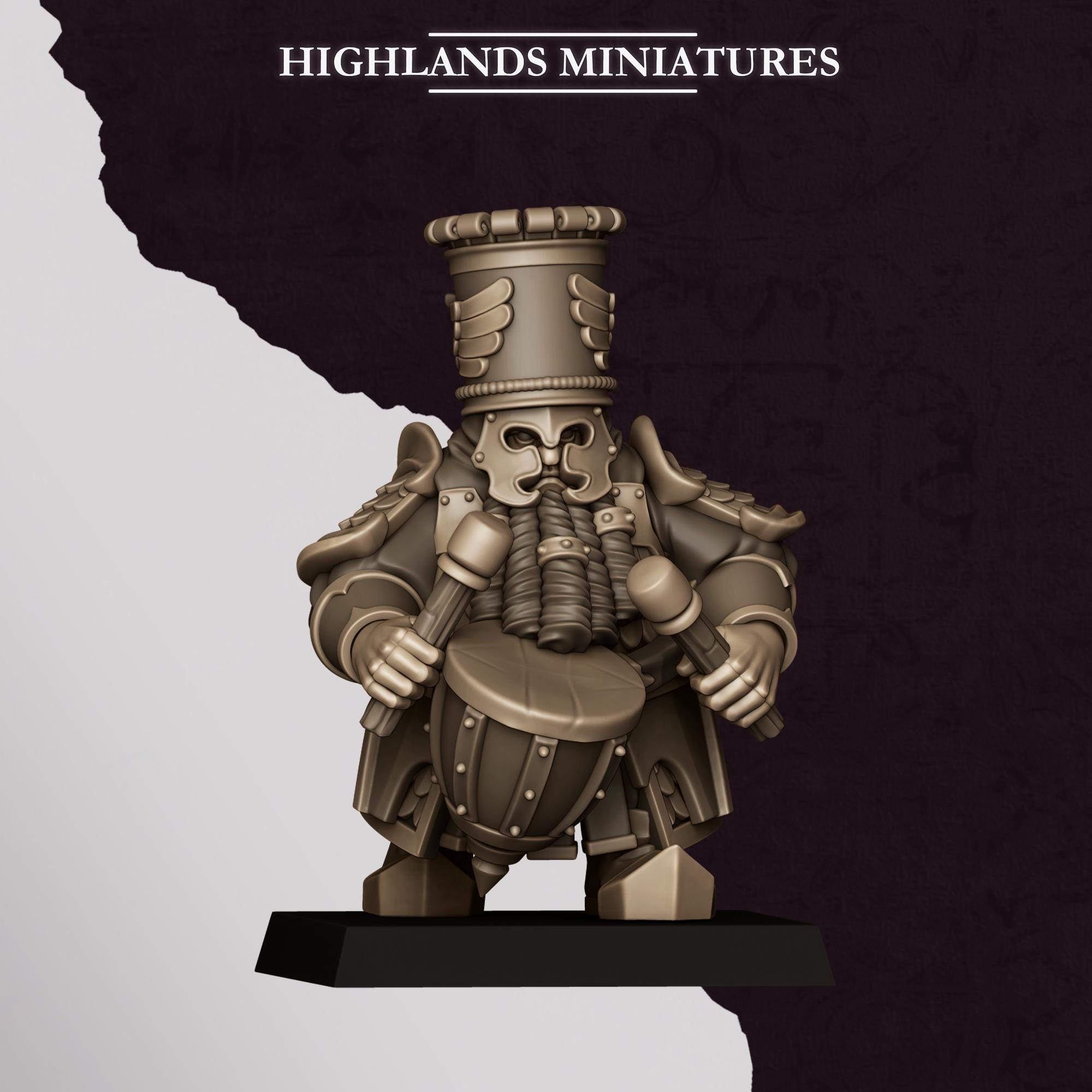 Chaos Dwarves - Heavy Guard - Sons of Marduk - Highlands Miniatures