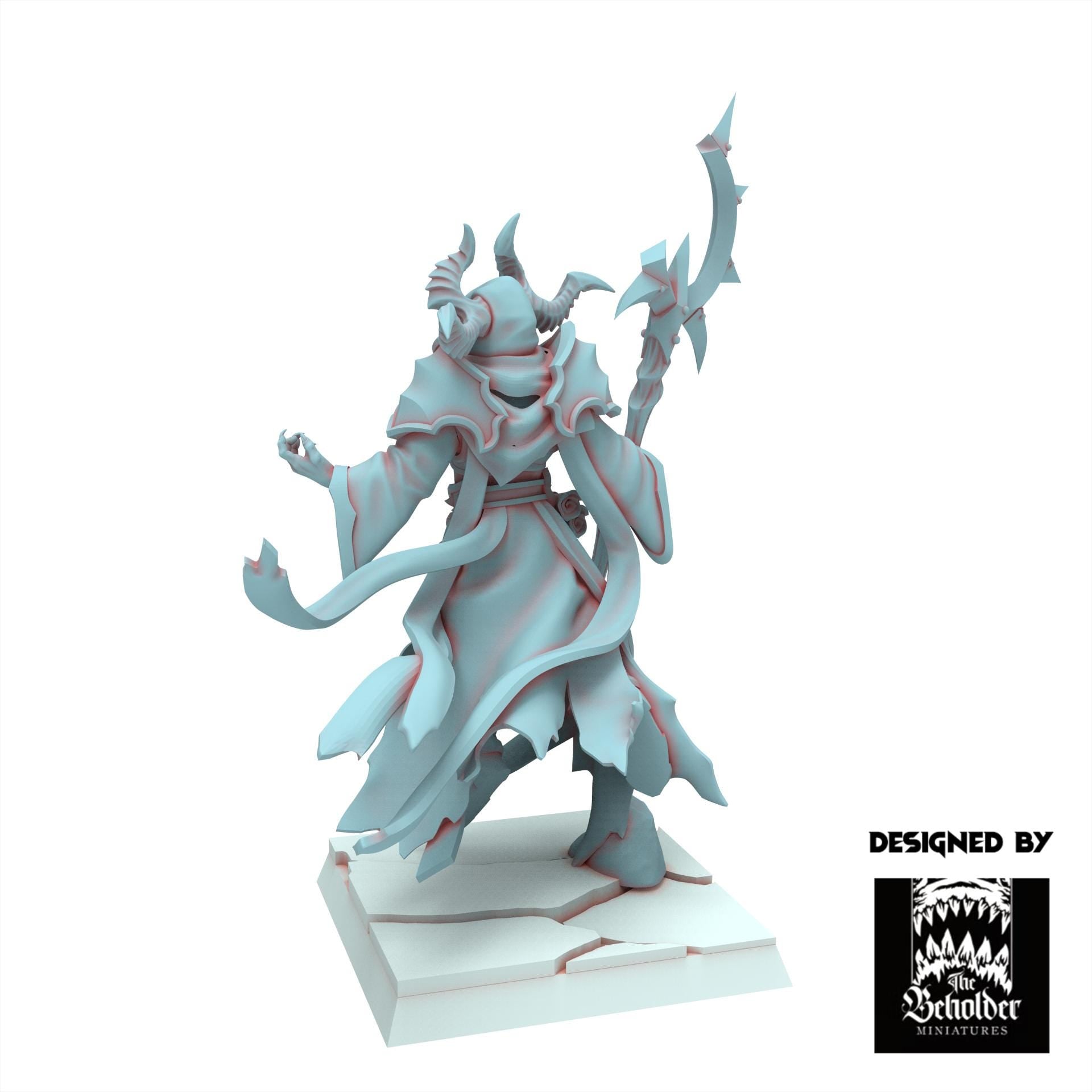 Fantasy Chaos - Nihilgaard, the Dark Sorcerer - Realm of Mayhem - The Beholder Miniatures