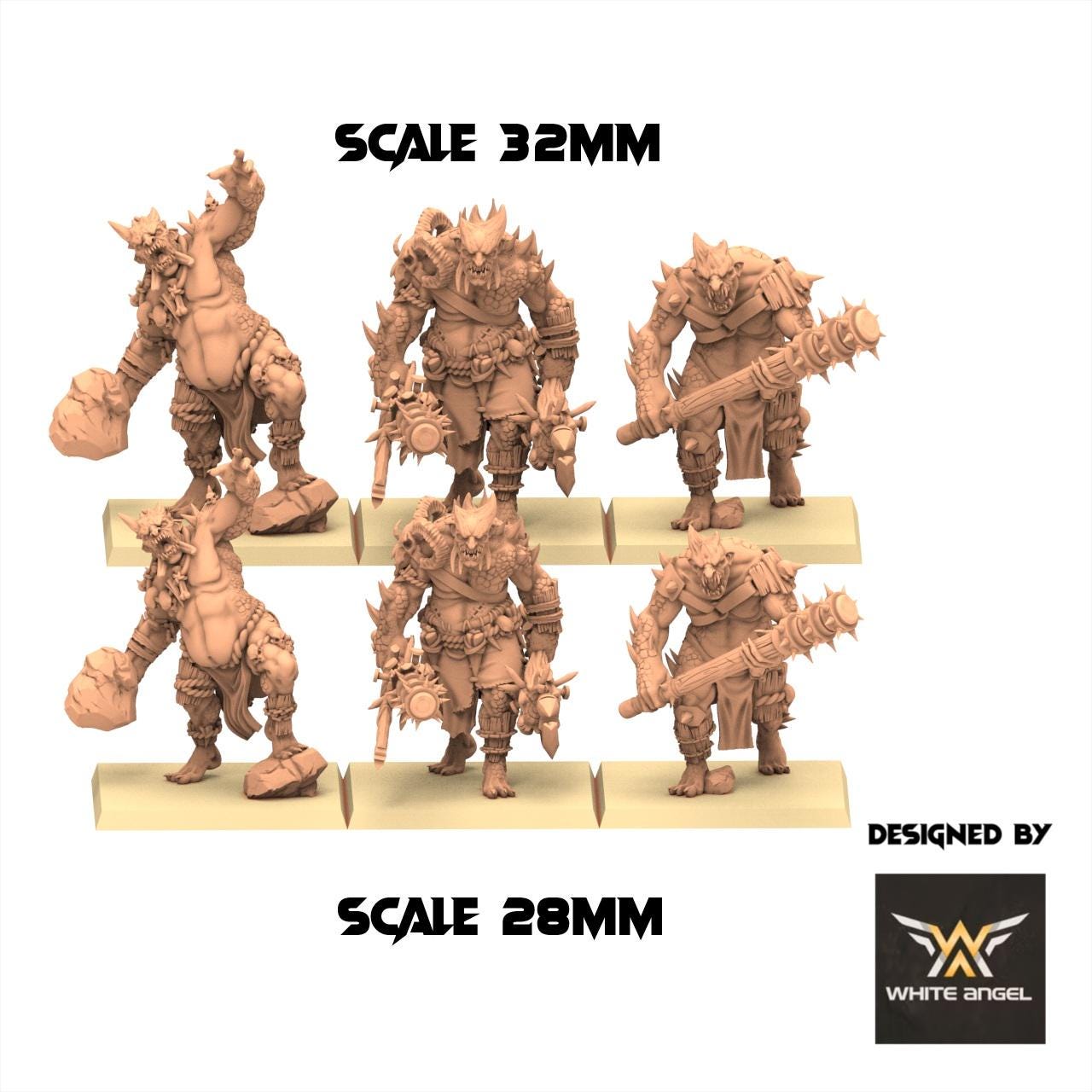 Beastmen - Infernal Troll - White Angel Miniatures