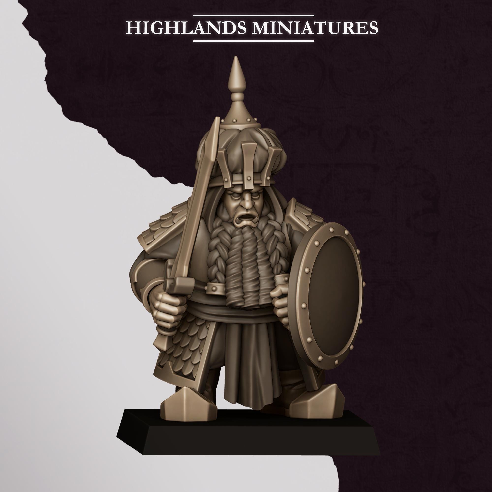 Chaos Dwarves - Warriors - Sons of Marduk - Highlands Miniatures