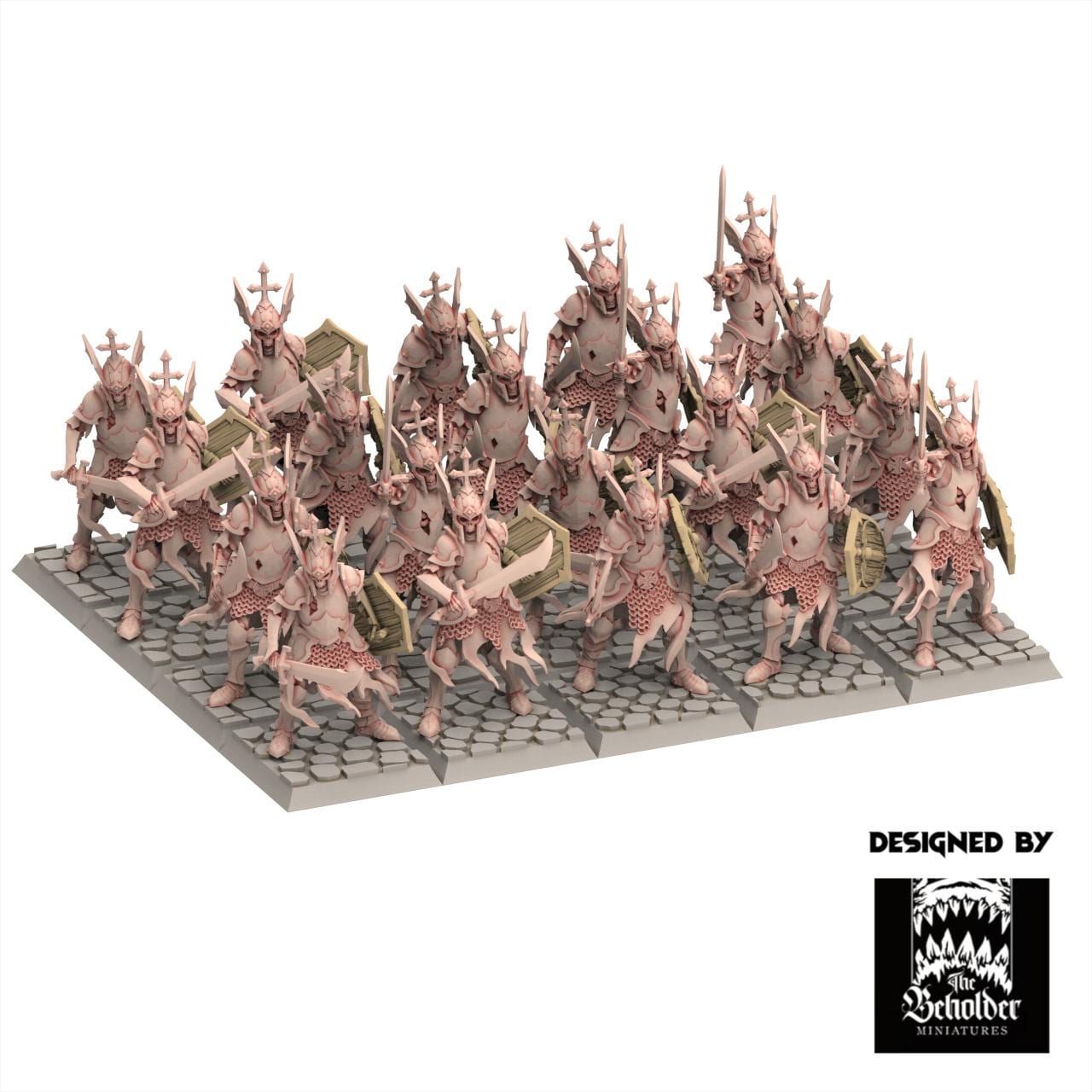 Undead 32/28mm - Crypt Guards - Undying Legions - The Beholder Miniatures