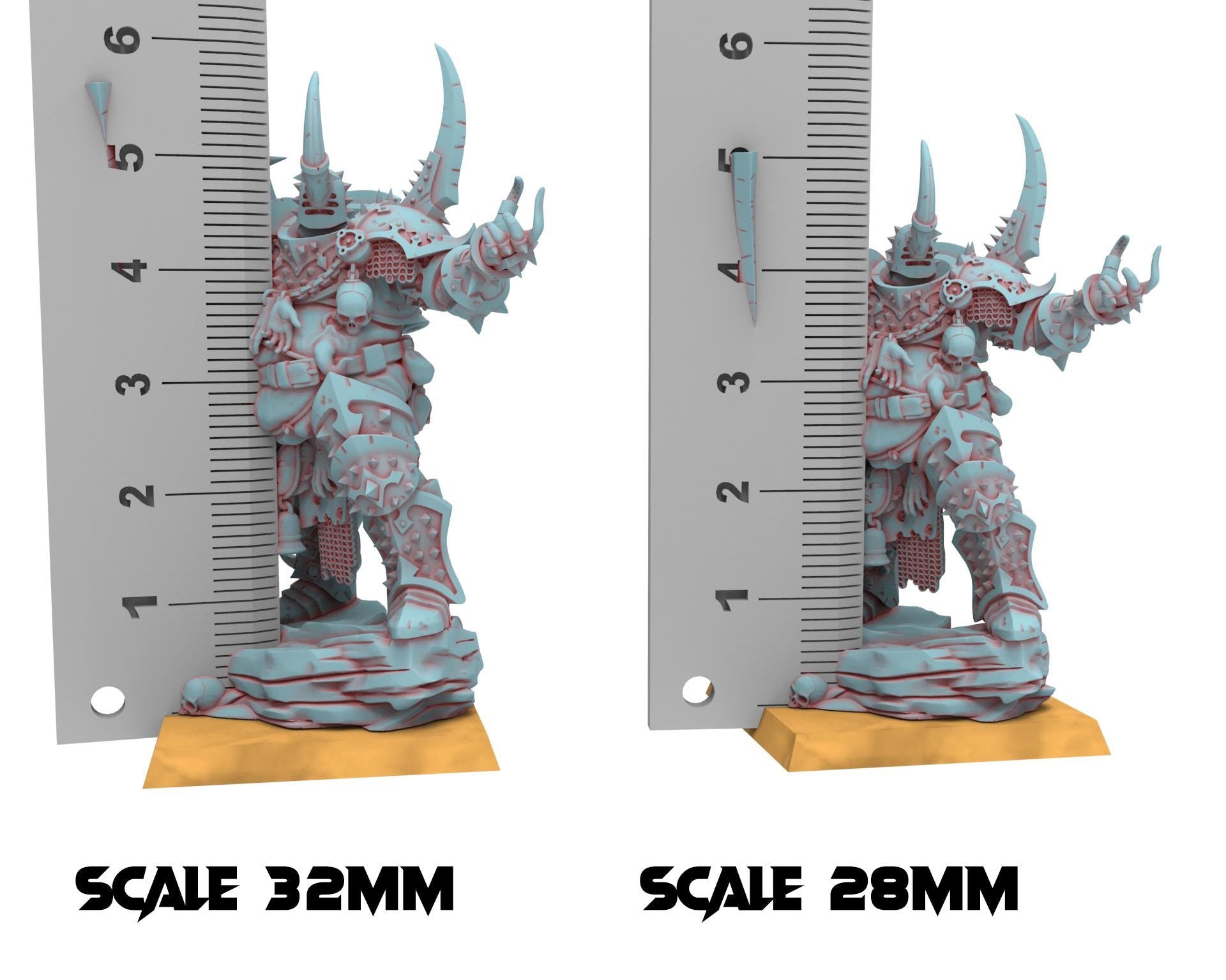 Fantasy Chaos - Decay God Champion - Lost Kingdom Miniatures