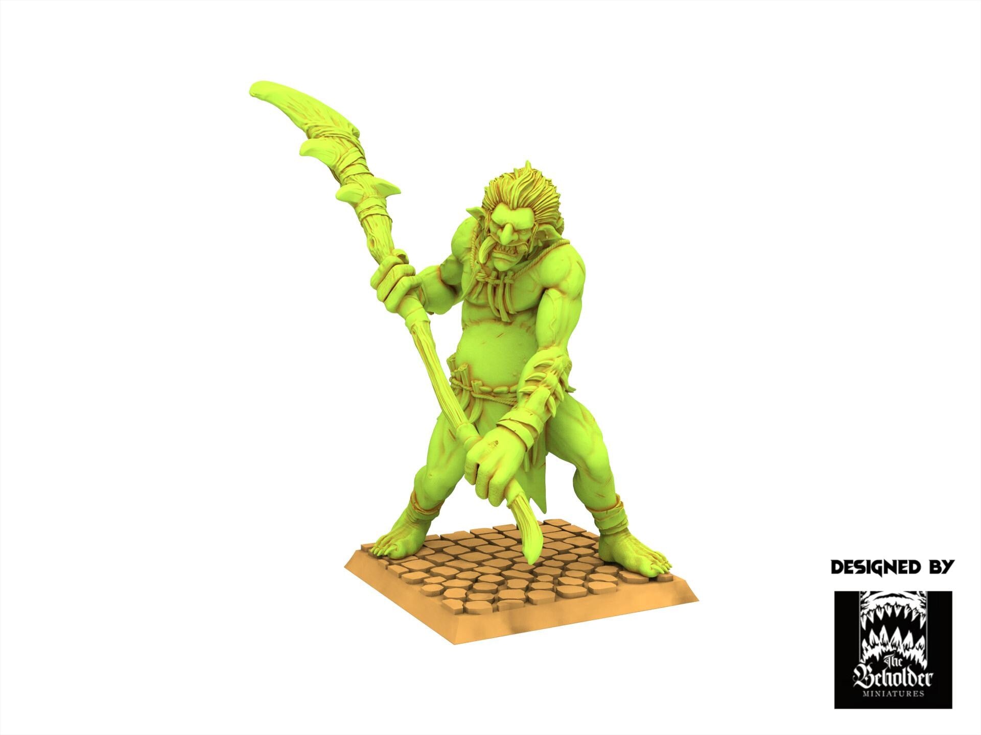 Orc & Goblin - Mountains Trolls - The Black horde - The Beholder Miniatures