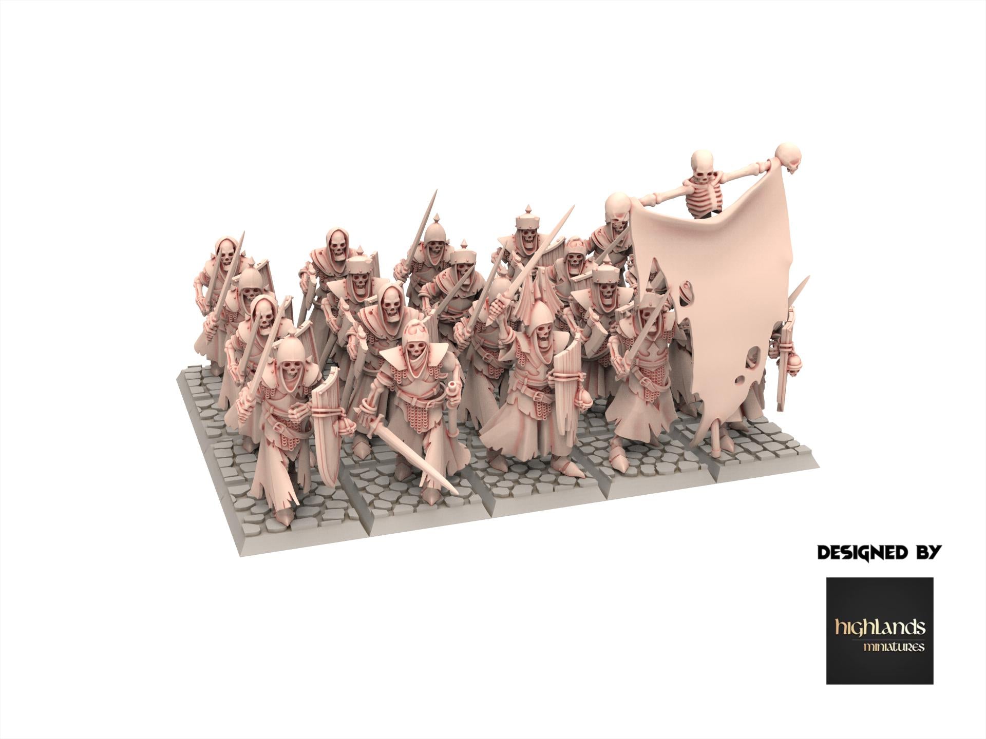Undead - Skeletal Guard V2 - Transilvanya - Highlands Miniatures