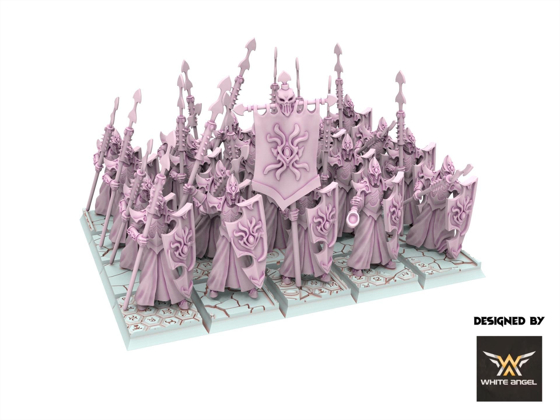 Dark Elves - Harpoon Guards - Slaves of Darkness - White Angel Miniatures