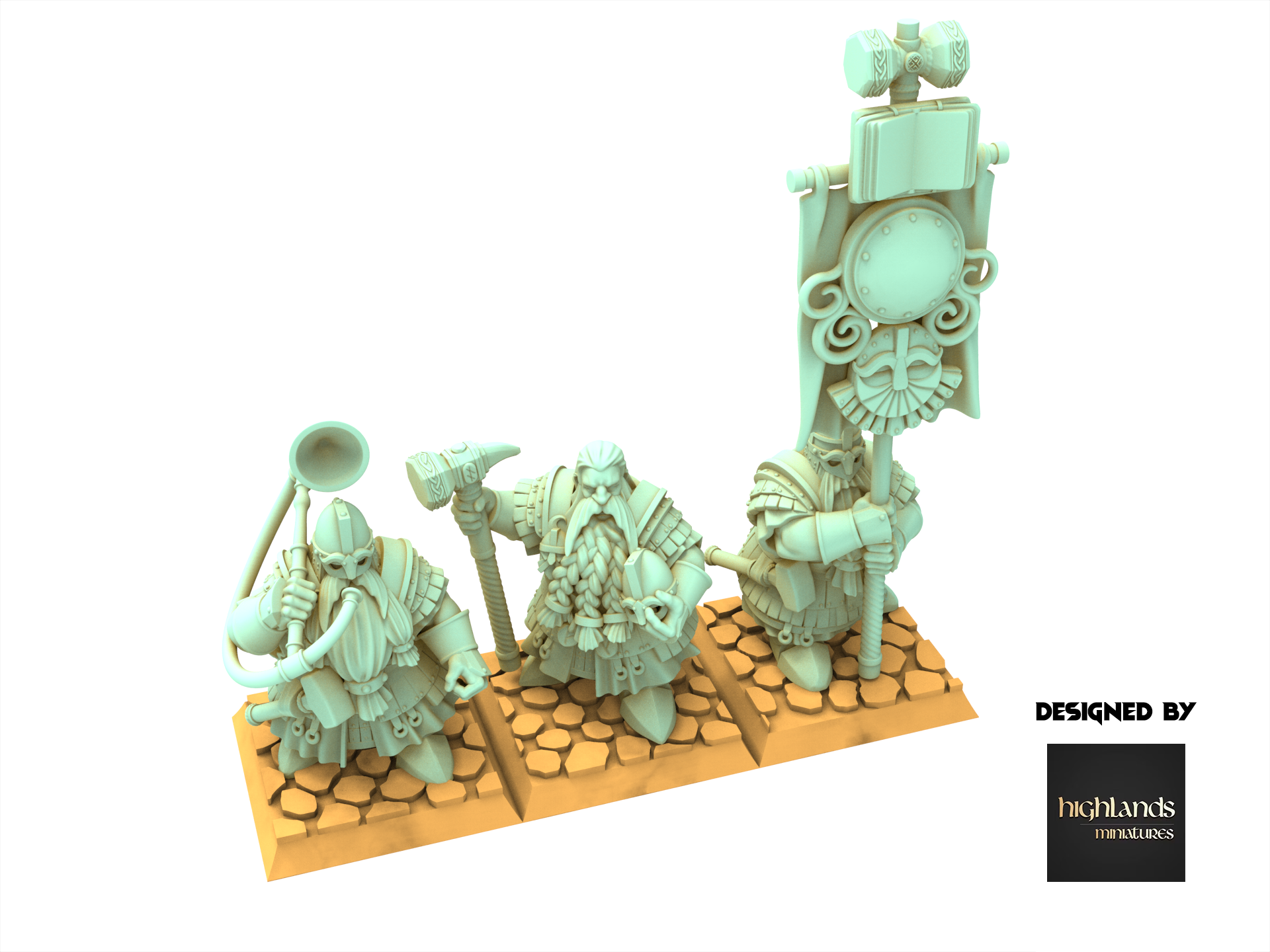 Dwarves - Kings Guard - Sons of Ymir - Highlands miniatures