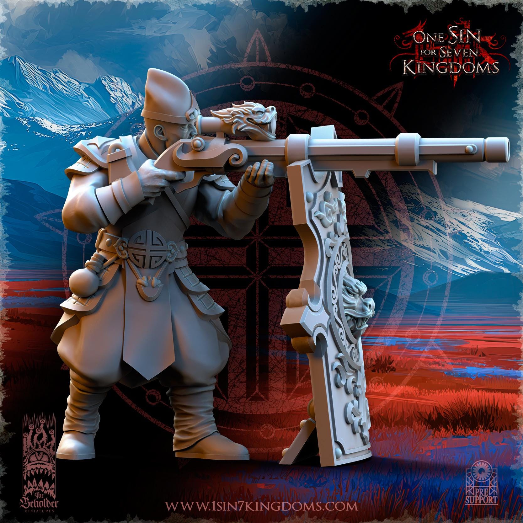 East Empire - Imperial Snipers - Astarii Dynasty - 28&32mm - The Beholder Miniatures