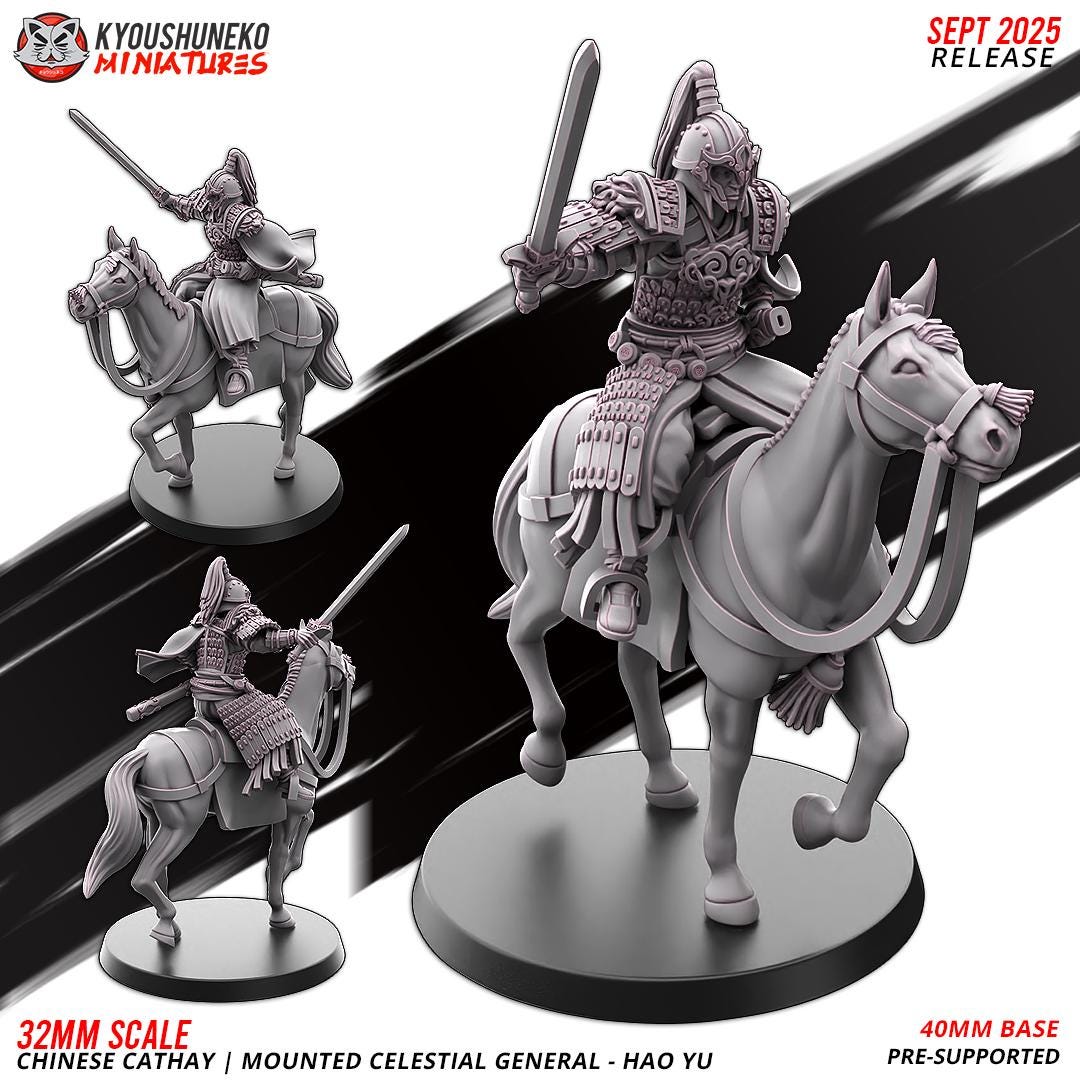 East Empire - Clestial Lord - Chinese Cathay - 28&32mm - Kyoushuneko Miniatures
