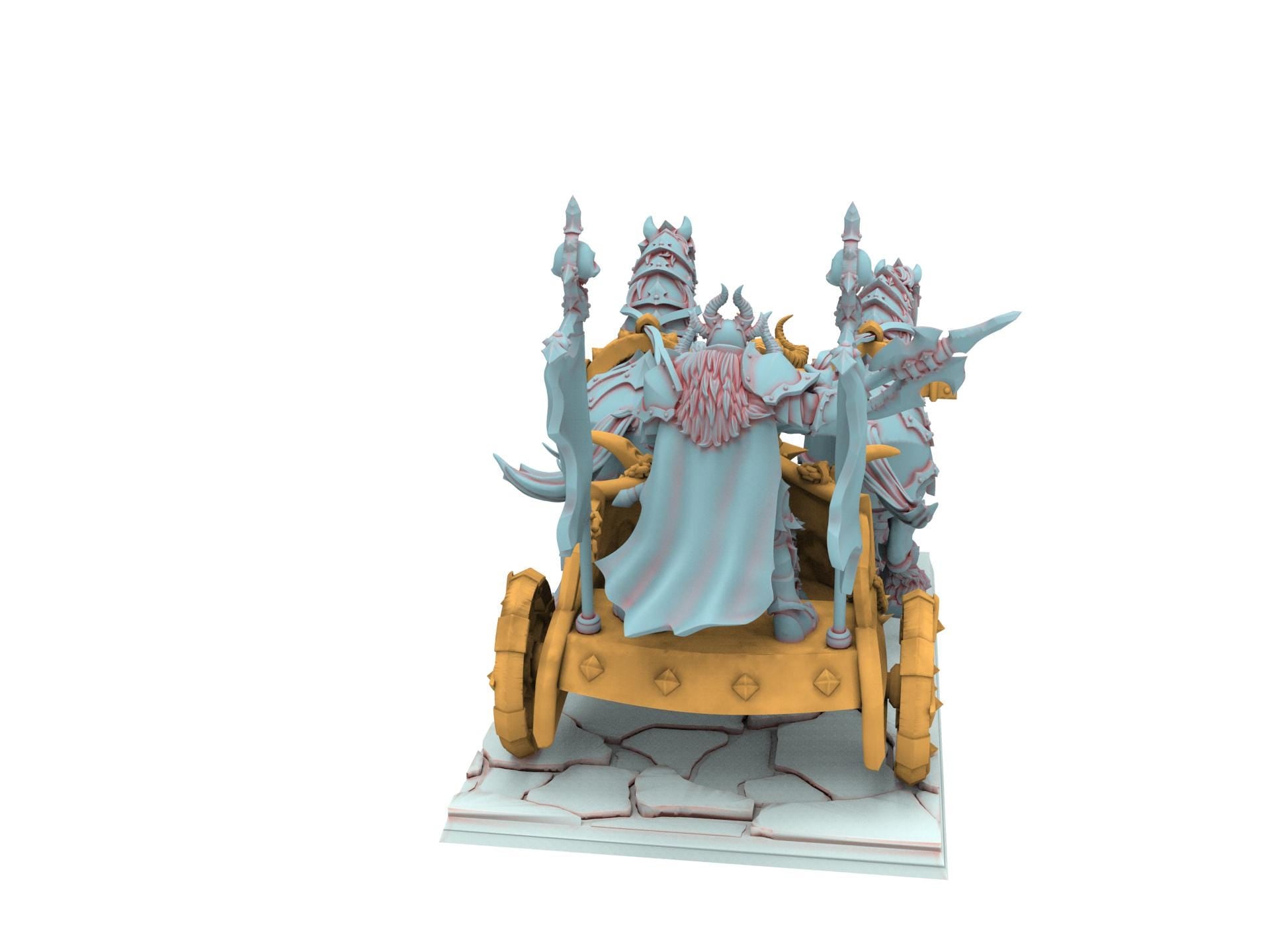 Fantasy Chaos - Deathbringer Chariot - Realms of Mayhem - Beholder Miniature