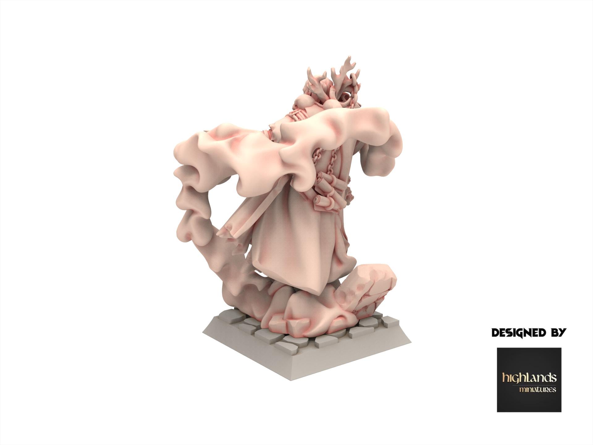 Undead - Necromancer V2 - Transilvanya - Highlands Miniatures