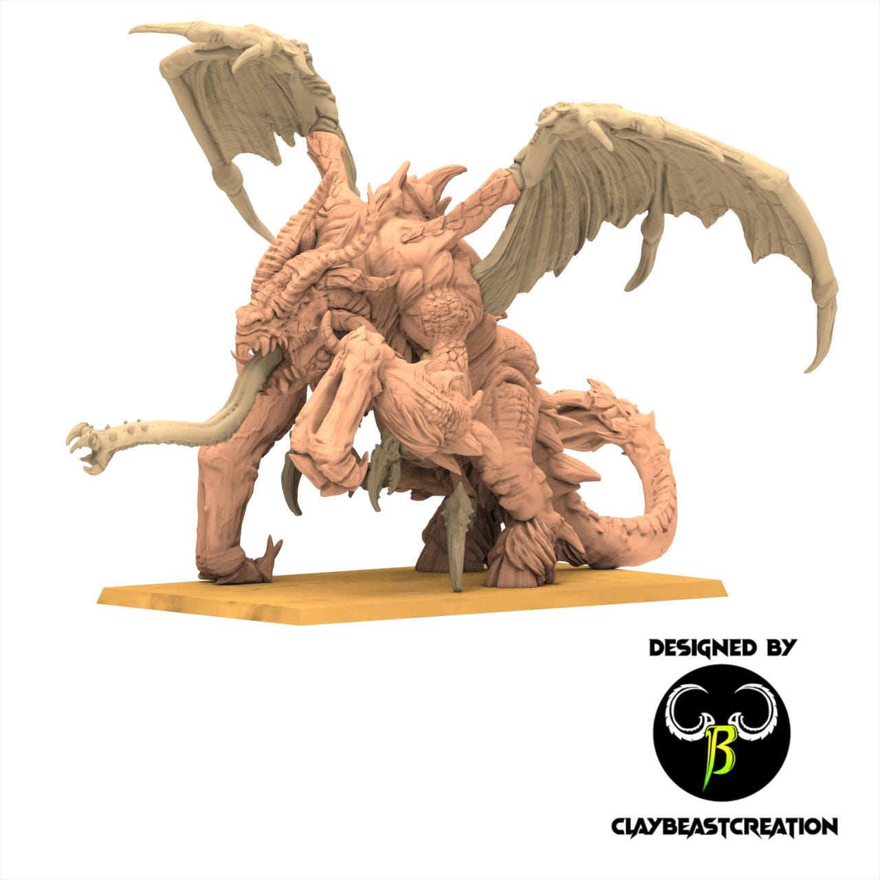 Beastmen - Jabler - Fallen Beast - ClayBeastCreation