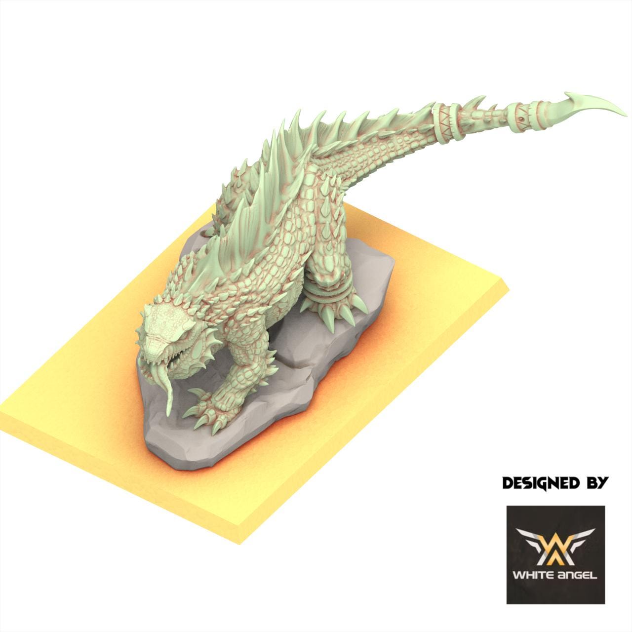 Lizardmen 28/32mm - Fire Lizards - White Angel Miniatures