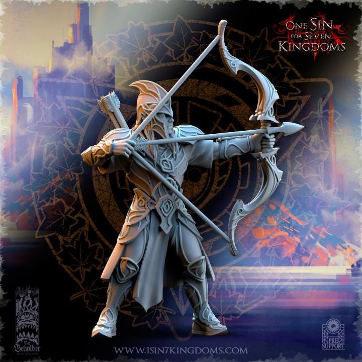 Hight Elves - Archers - Silvermoor - The Beholder Miniatures