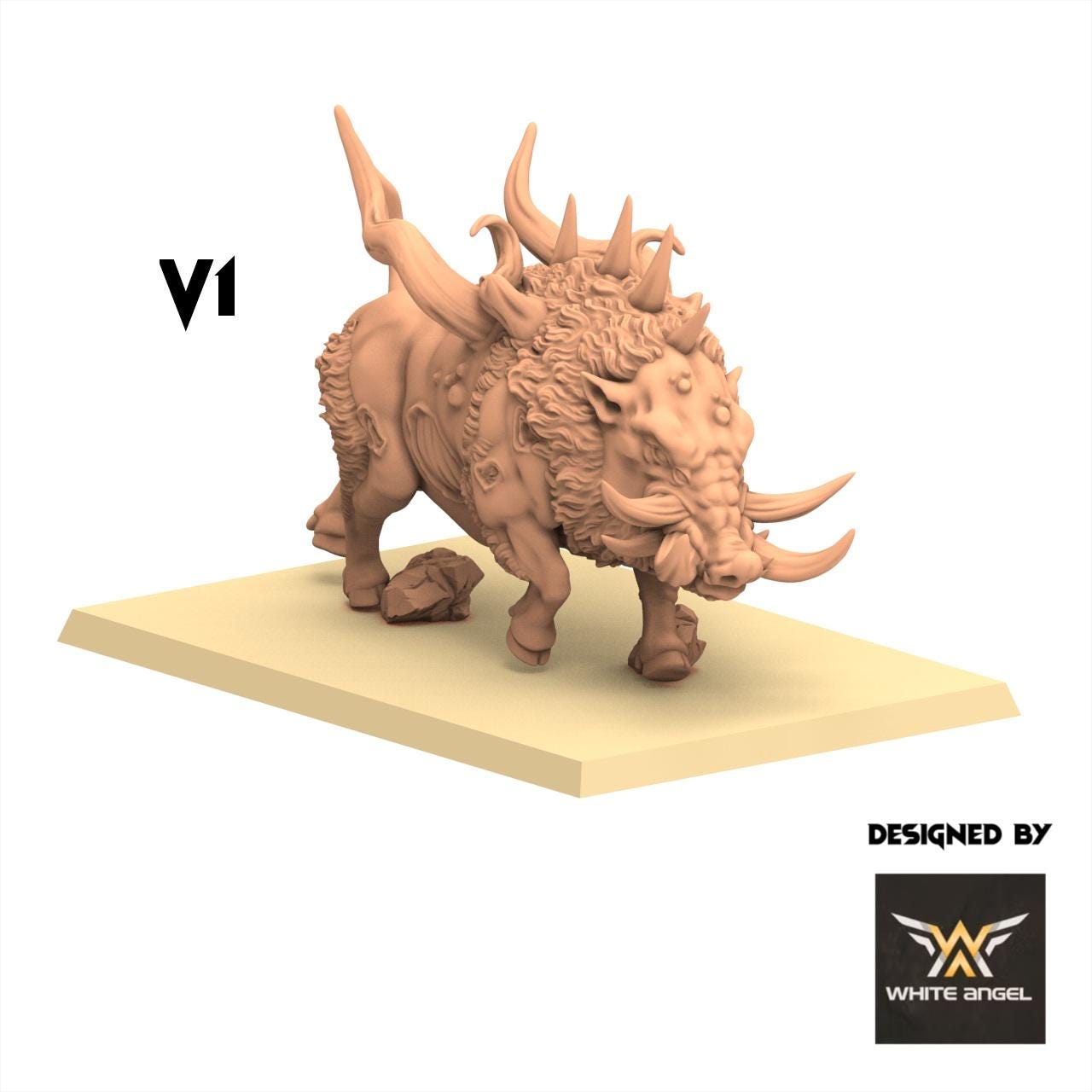 Beastmen - Beast Boar Things - White Angel Miniatures