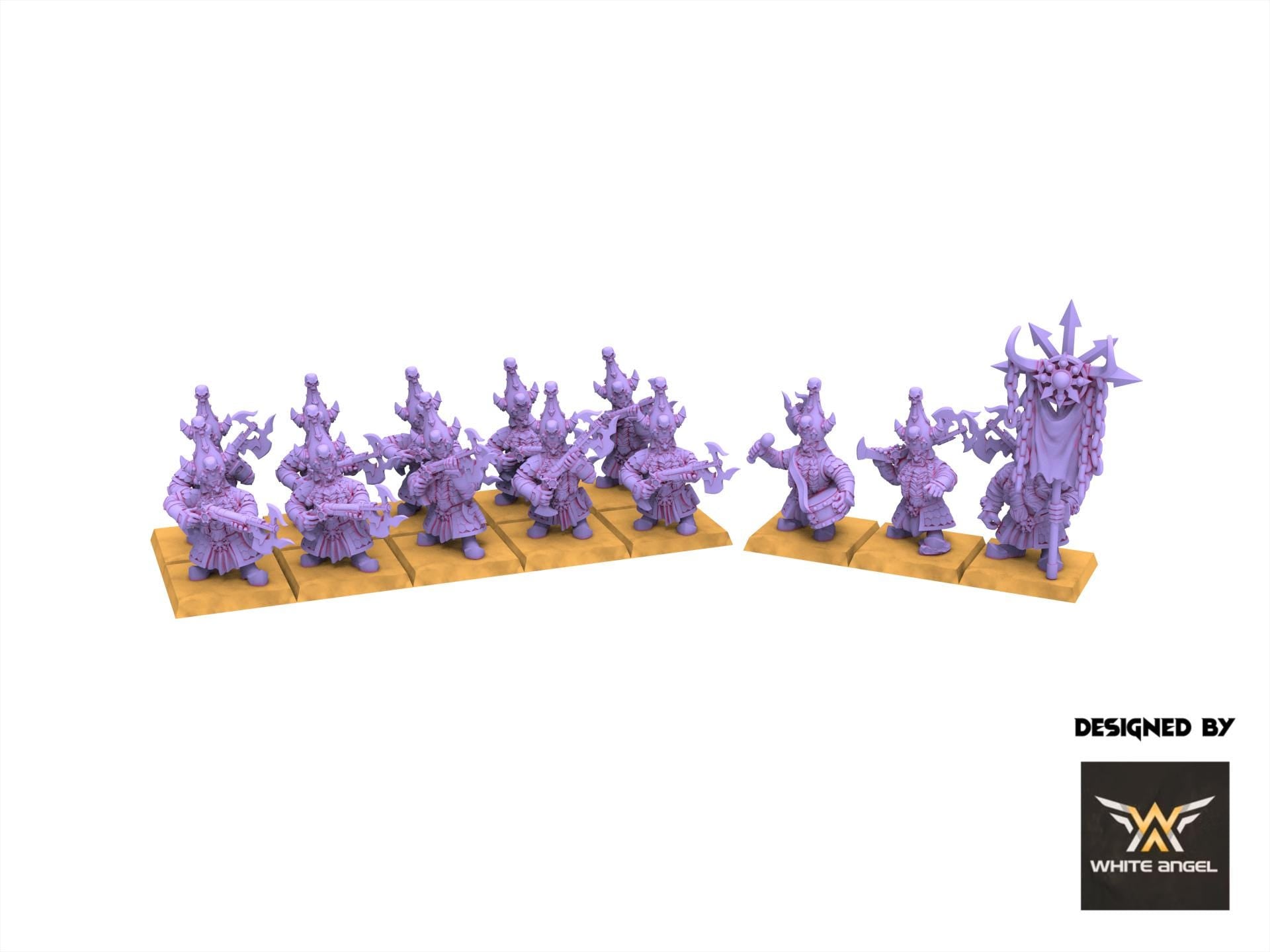 Chaos Dwarves - Infernal Whistle - Infernal Dwarves - White Angel Miniatures