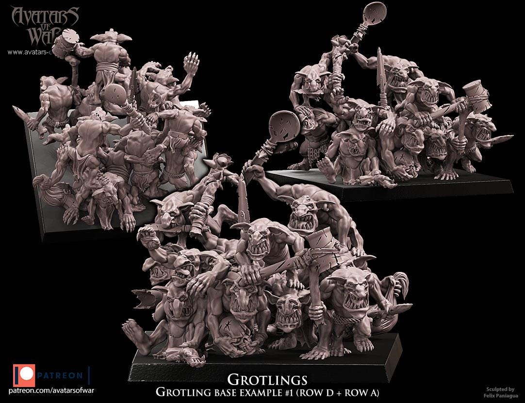 Orc & Goblin - Grotlings - Avatar of War