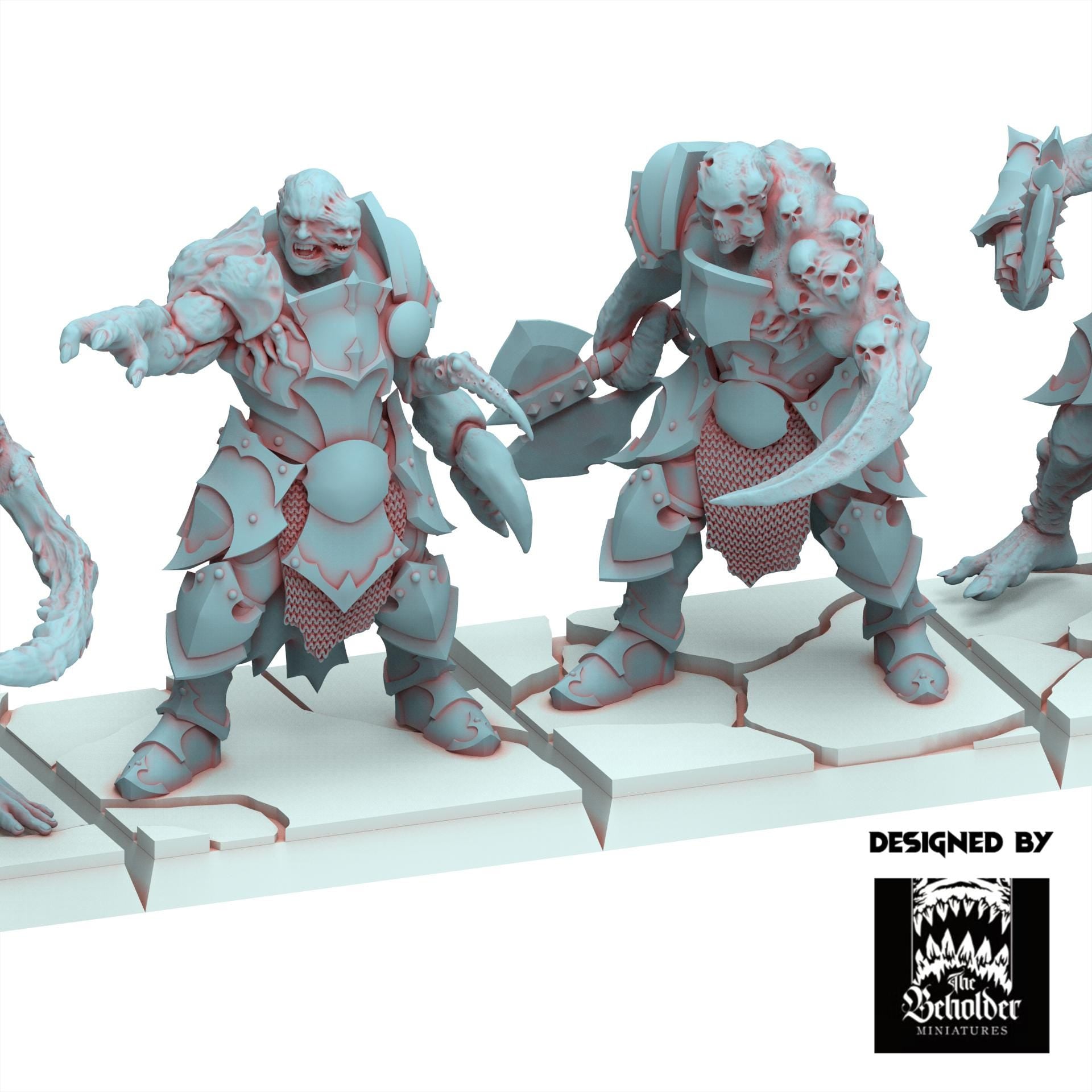 Fantasy Chaos - Tainted Warriors - Realm of Mayhem - The Beholder Miniatures