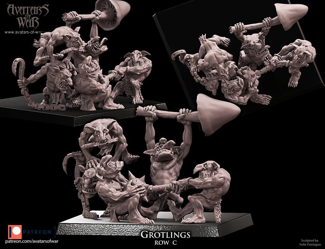 Orc & Goblin - Grotlings - Avatar of War
