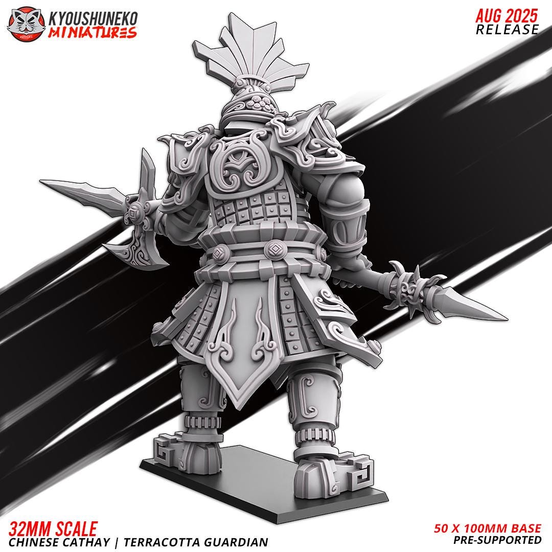 East Empire - Terracotta Guardian - Chinese Cathay - 28&32mm - Kyoushuneko Miniatures