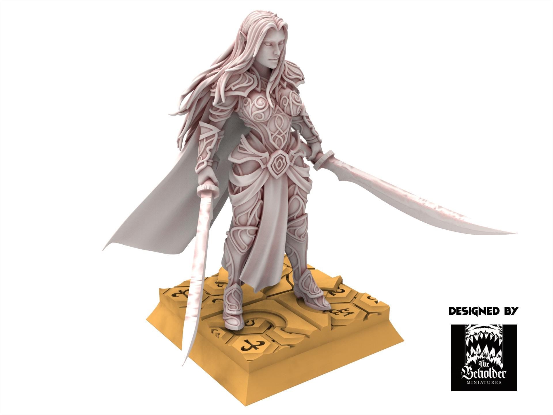 Hight Elves - Captain Lyriel - Silvermoor - The Beholder Miniatures