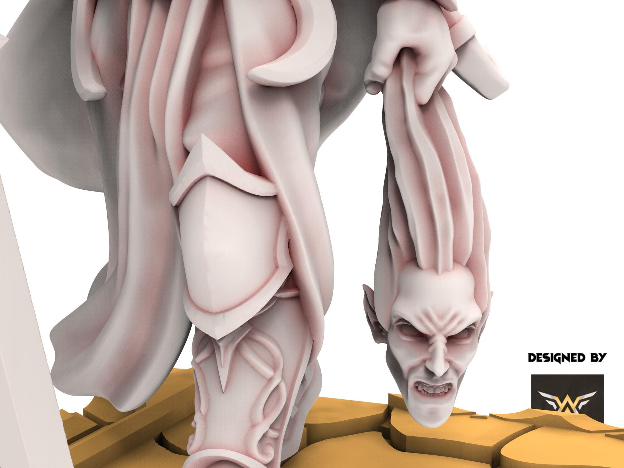 Hight Elves - The Exiled King - White Angel Miniatures