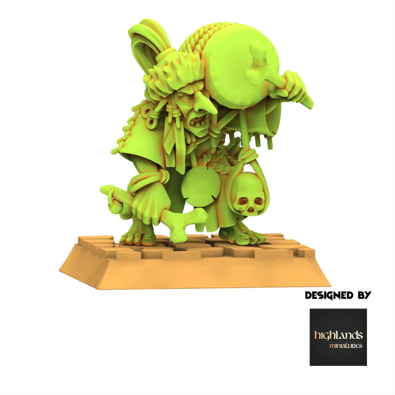 Orc & Goblin - Shaman - Steppe Goblin - Highlands Miniature