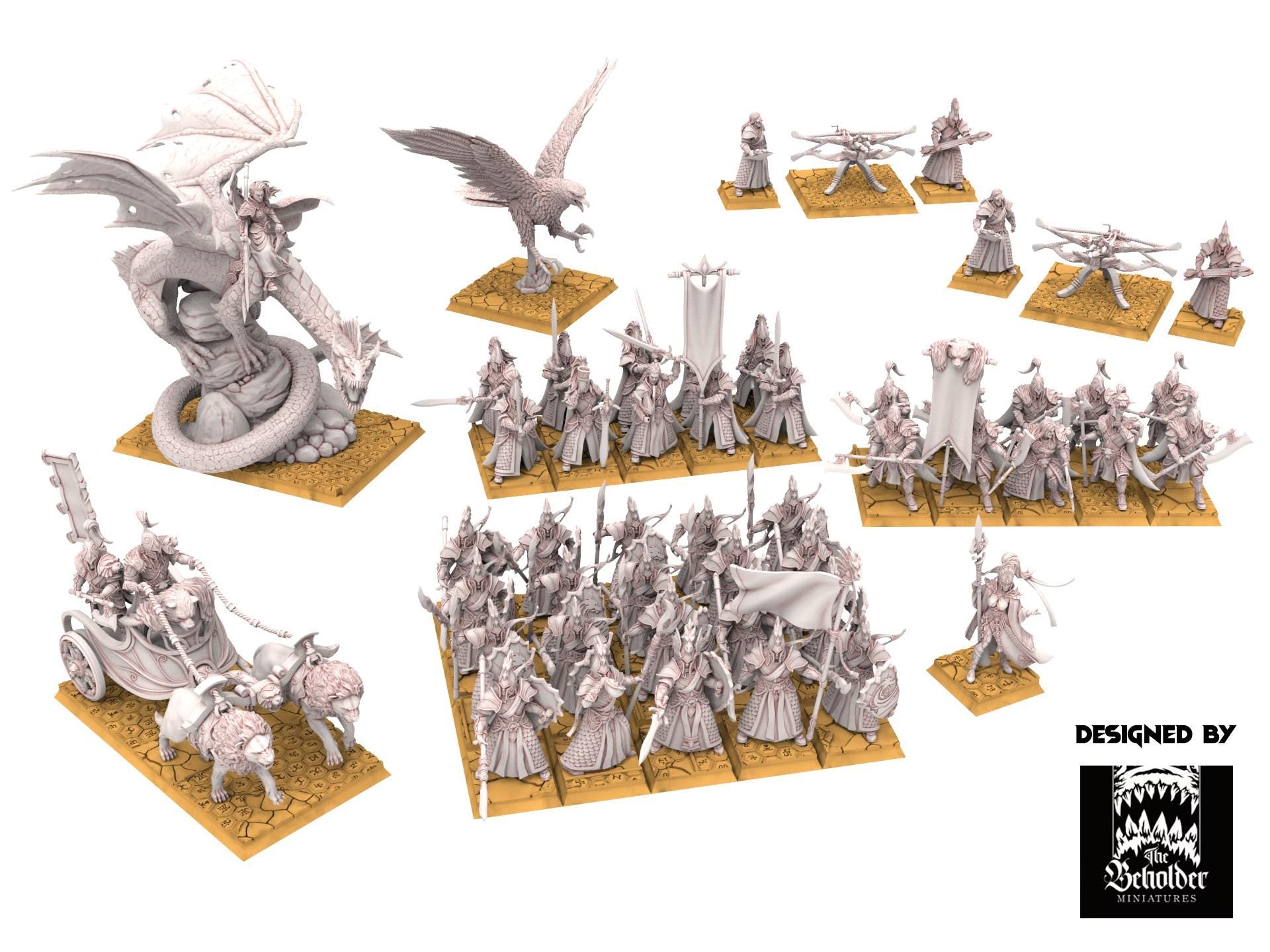 Hight Elves - Bundle Silvermoor V2 - Silvermoor - The Beholder Miniatures