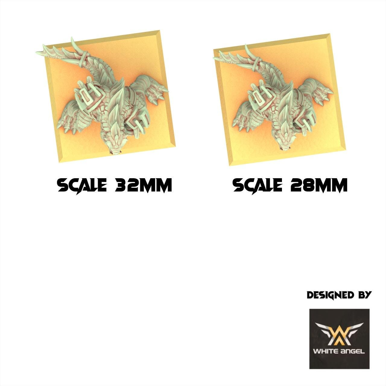Lizardmen 28/32mm - Slippery Lizards with Blowpipe - White Angel Miniatures