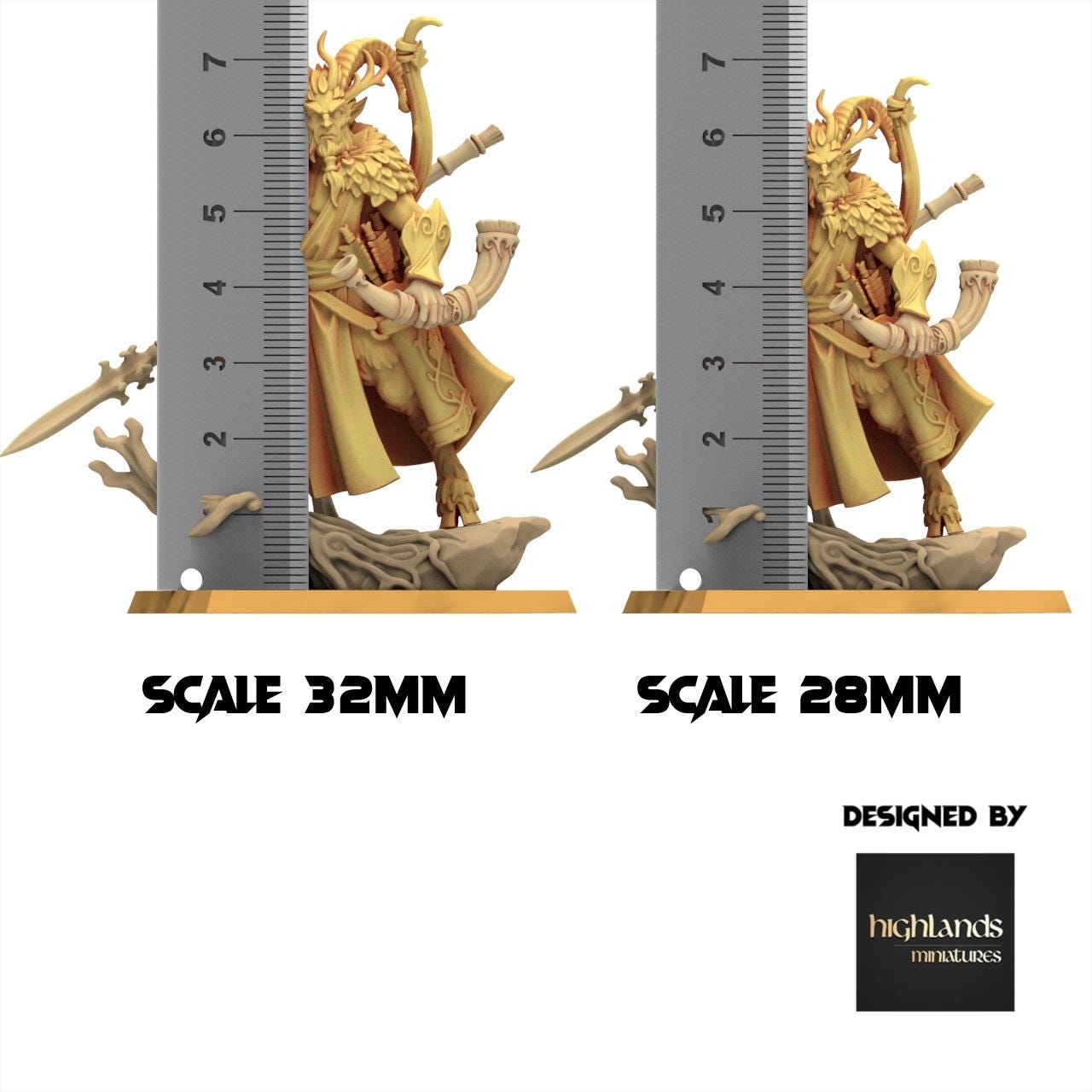 Sylvan Elves - Faunus - Feral - Highlands Miniatures