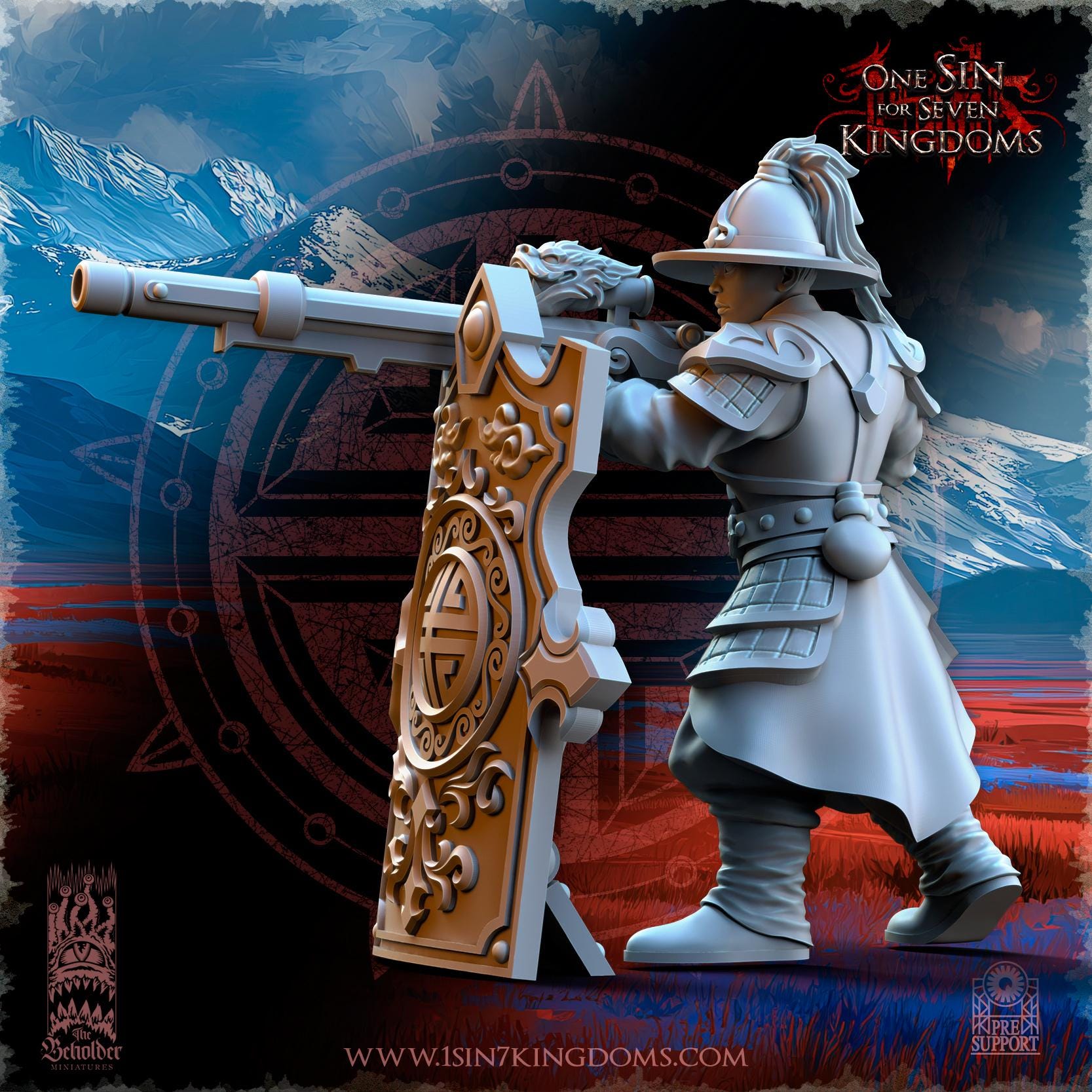 East Empire - Imperial Snipers - Astarii Dynasty - 28&32mm - The Beholder Miniatures