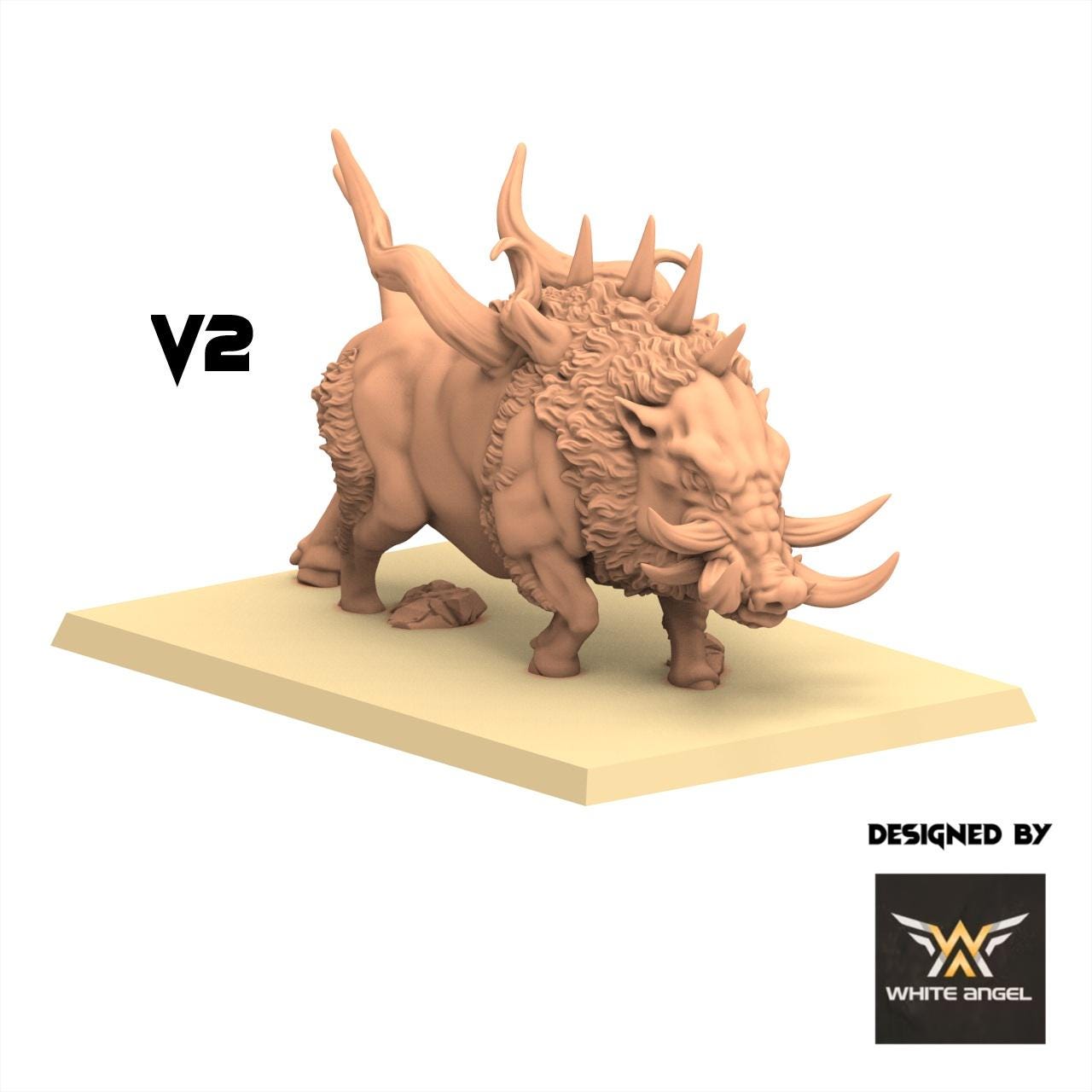 Beastmen - Beast Boar Things - White Angel Miniatures