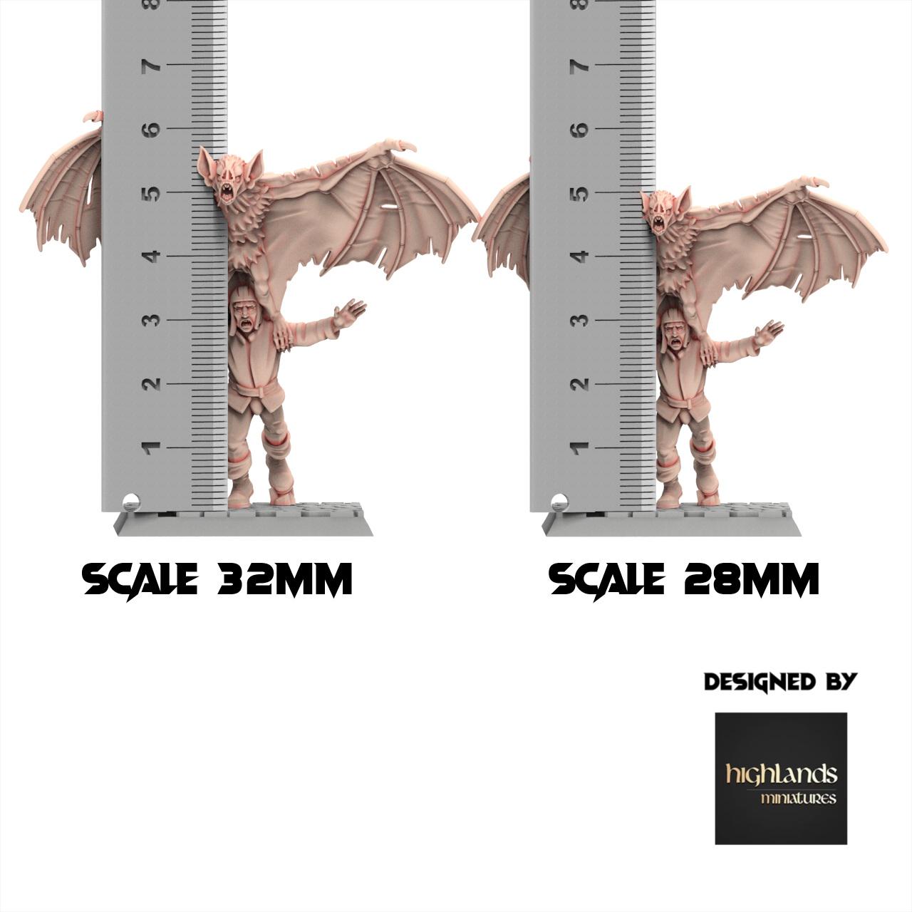 Undead - Giant Bat - Transilvanya - Highlands Miniatures