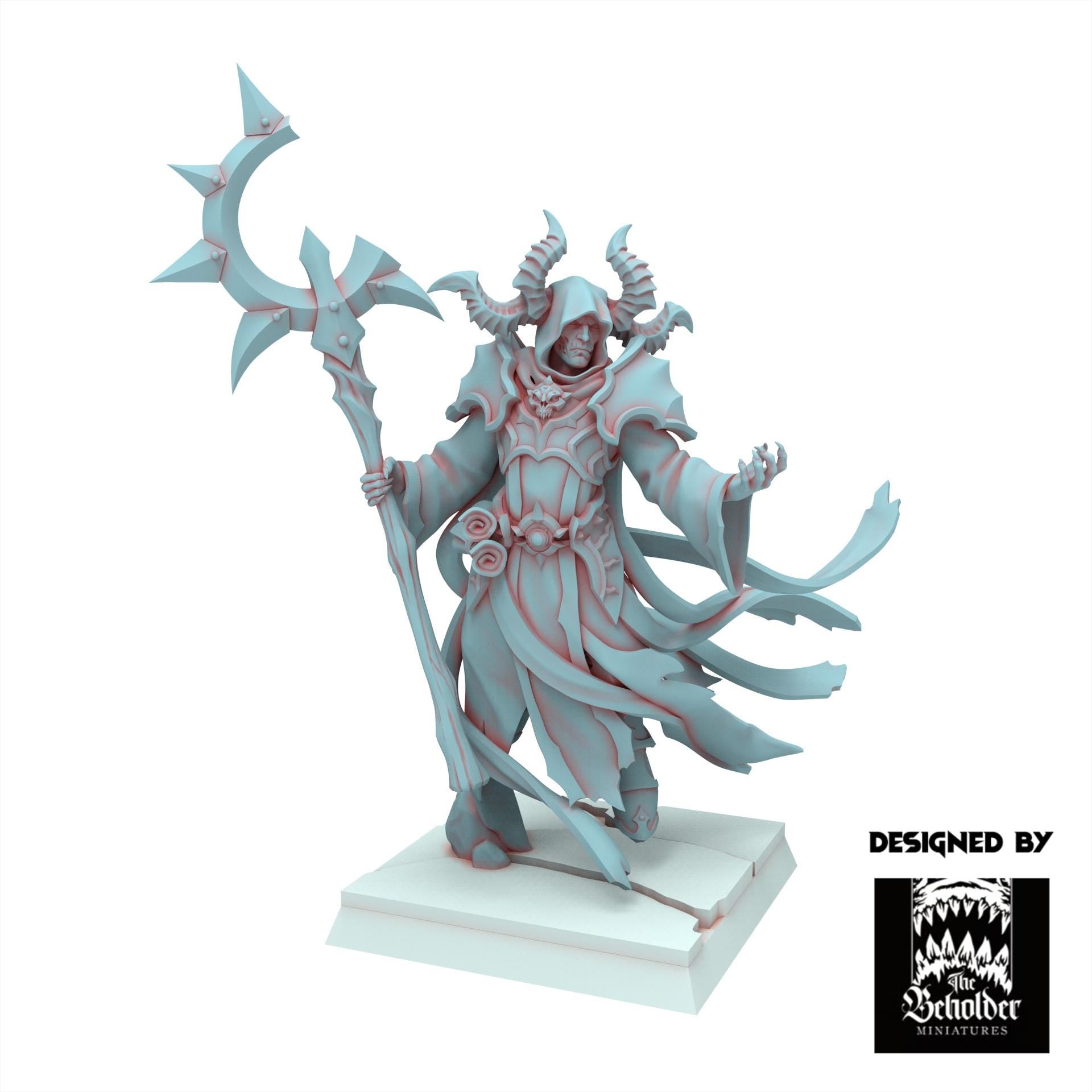 Fantasy Chaos - Nihilgaard, the Dark Sorcerer - Realm of Mayhem - The Beholder Miniatures